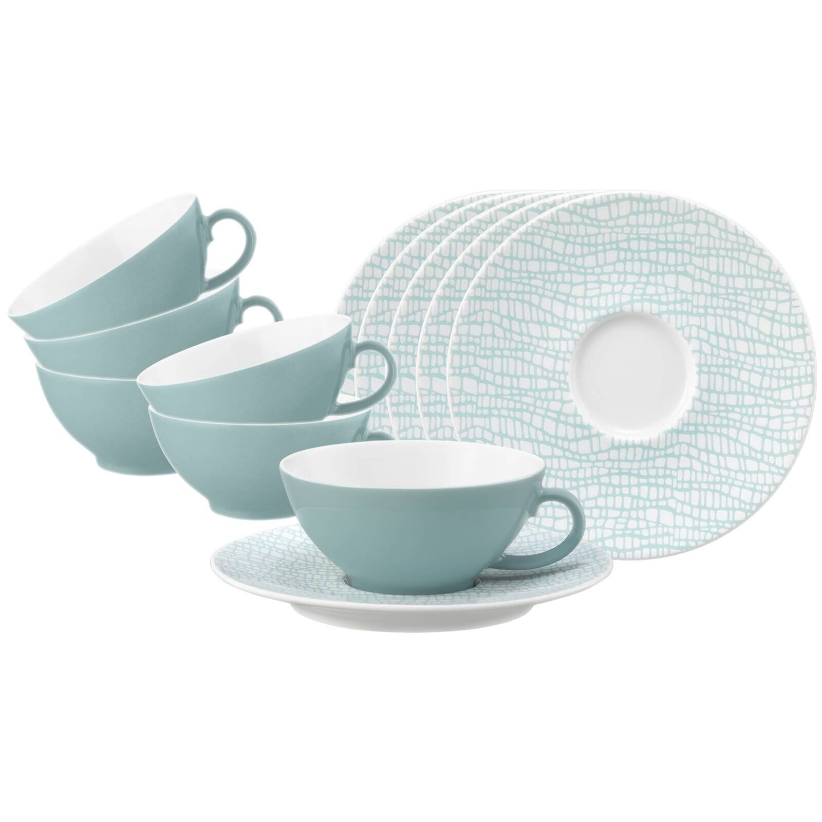 Seltmann Weiden Teetassen mit Untertassen Life Fashion 140 ml 6er Set