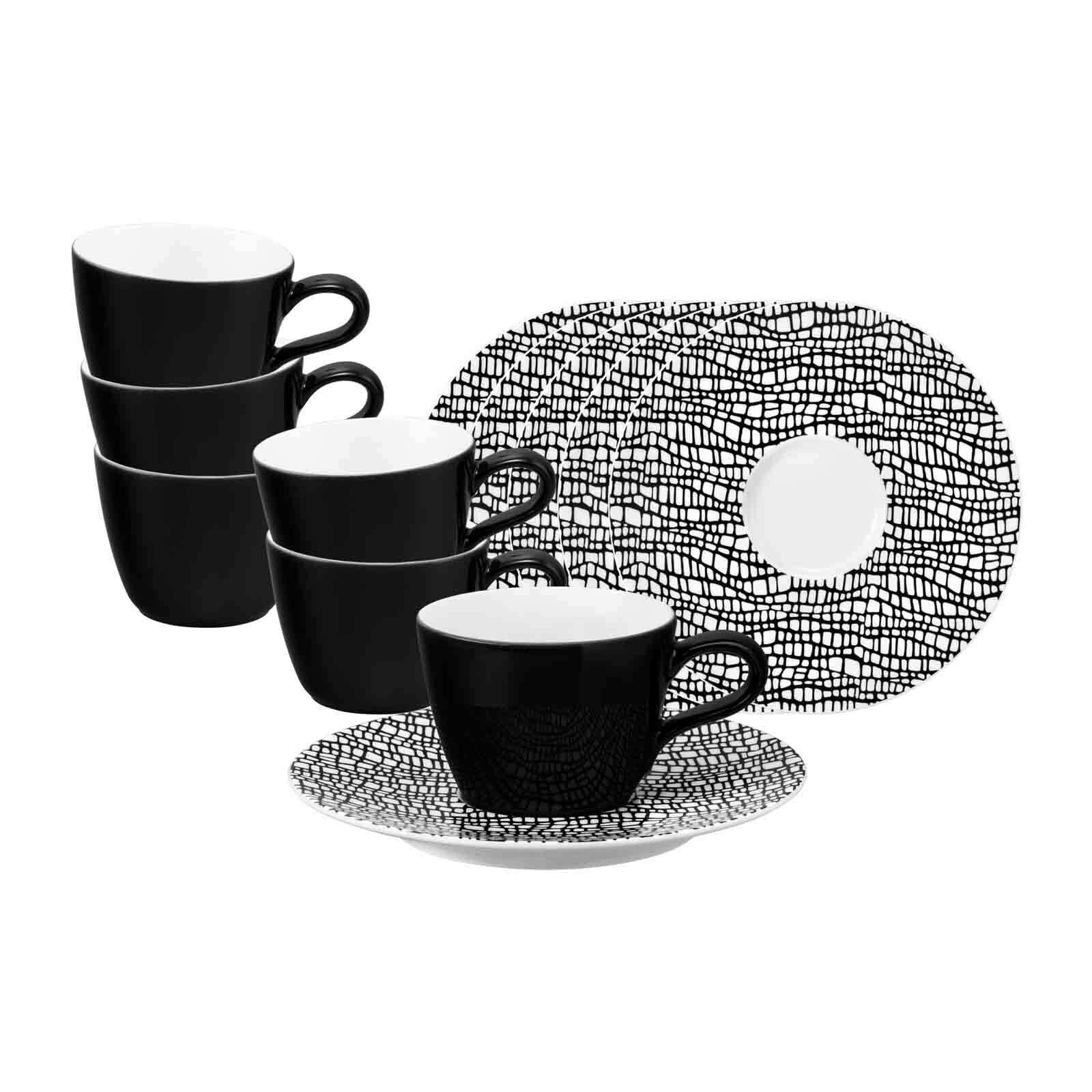 Seltmann Weiden Espressotassen mit Untertassen Life Fashion 90 ml 6er Set
