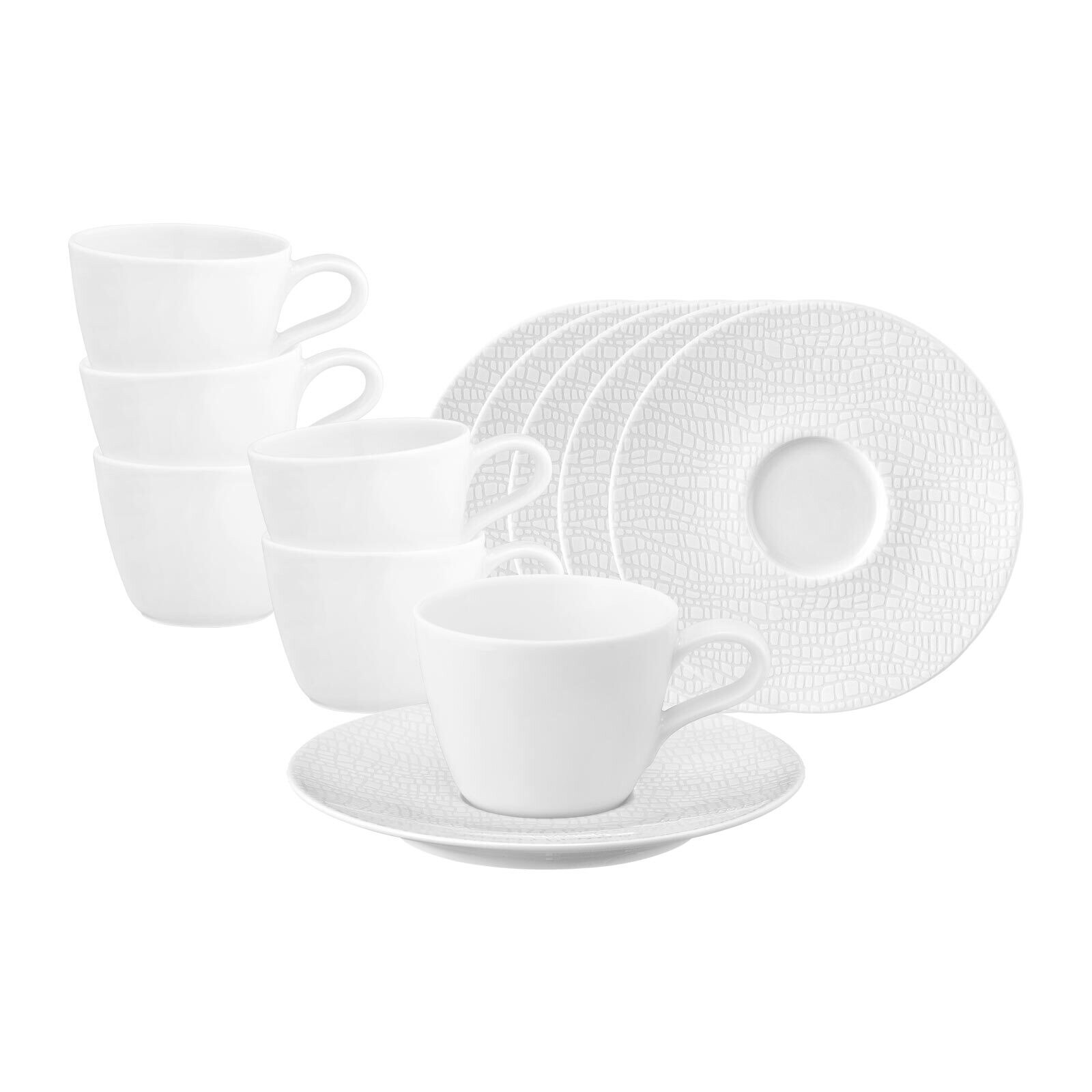 Seltmann Weiden Espressotassen mit Untertassen Life Fashion 90 ml 6er Set