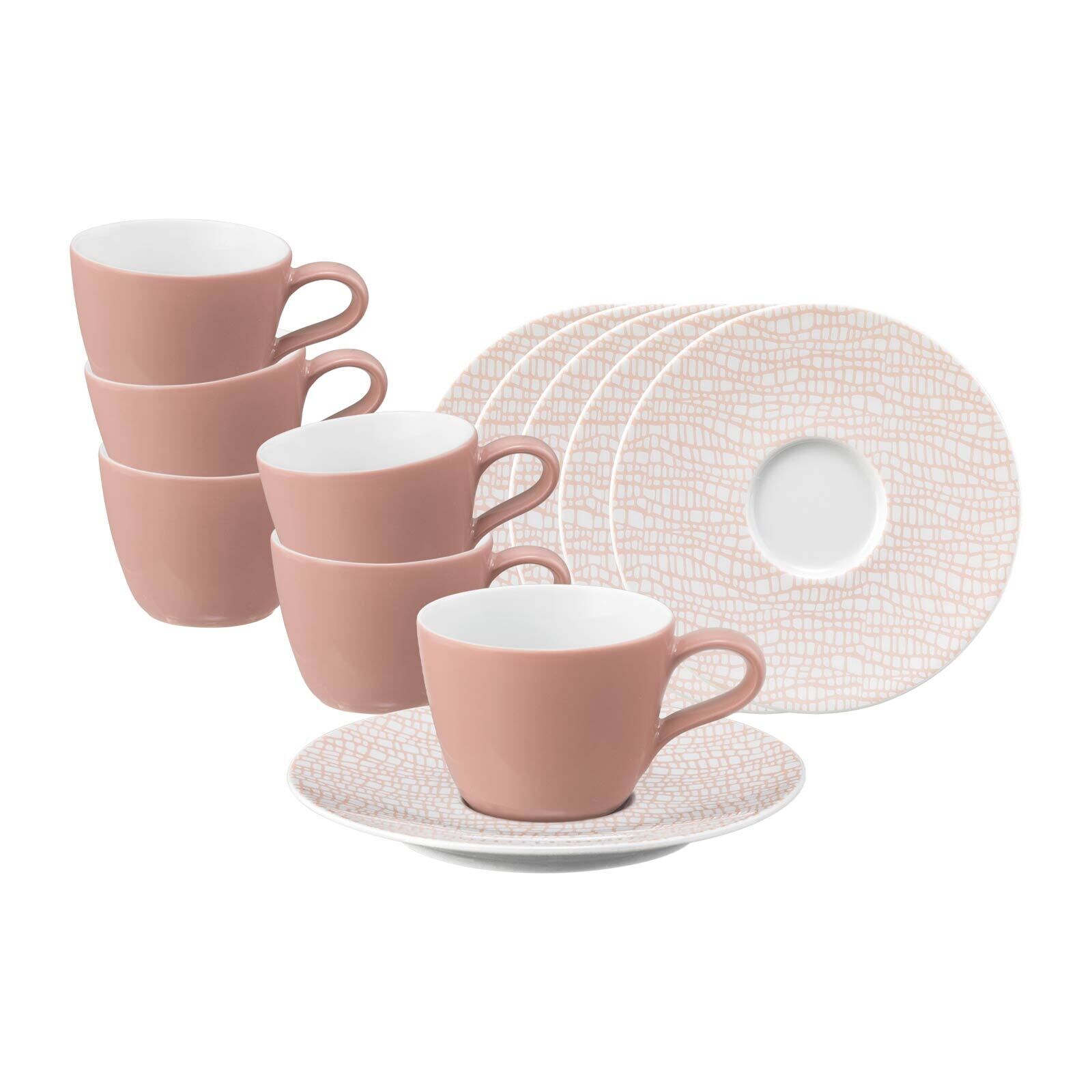 Seltmann Weiden Espressotassen mit Untertassen Life Fashion 90 ml 6er Set