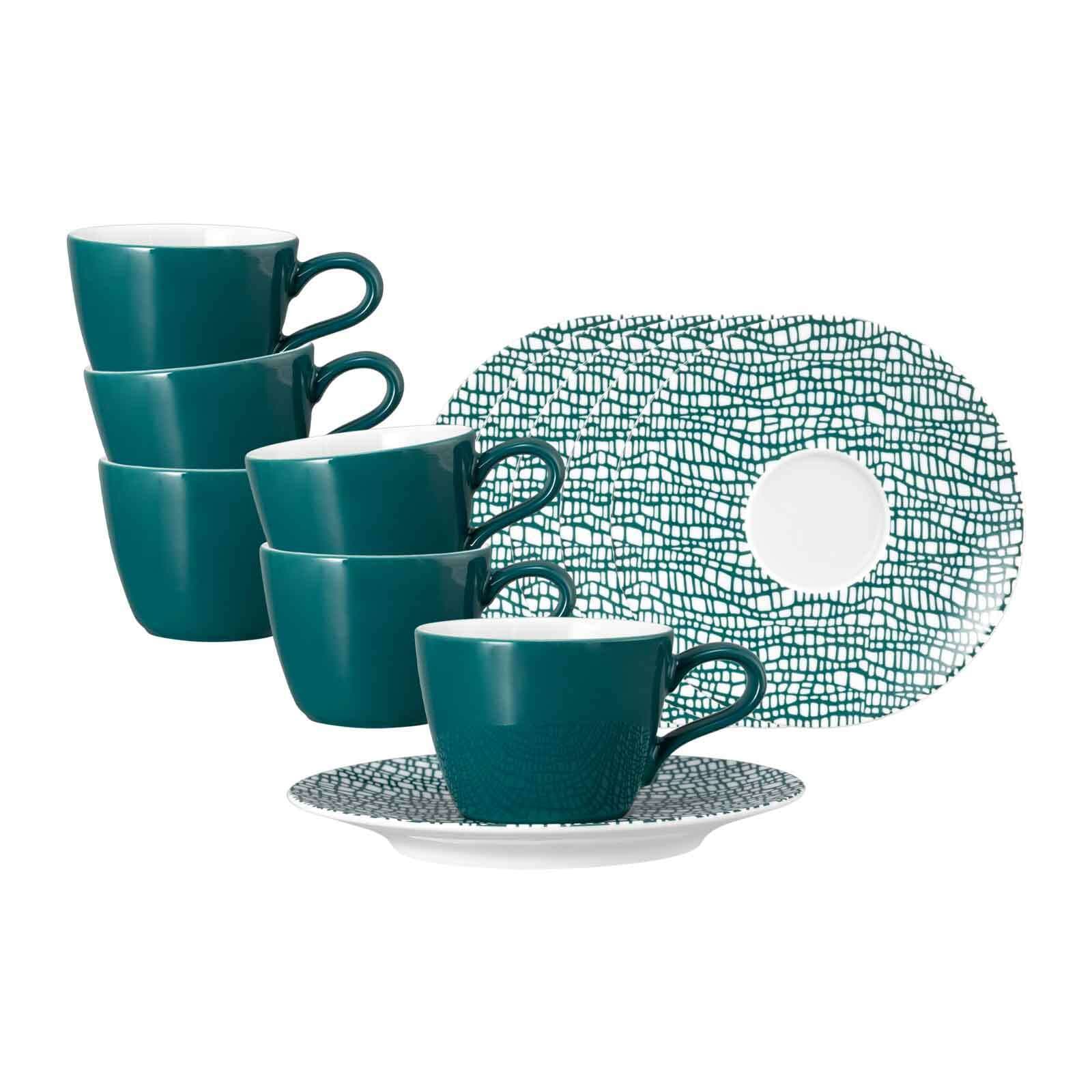 Seltmann Weiden Espressotassen mit Untertassen Life Fashion 90 ml 6er Set