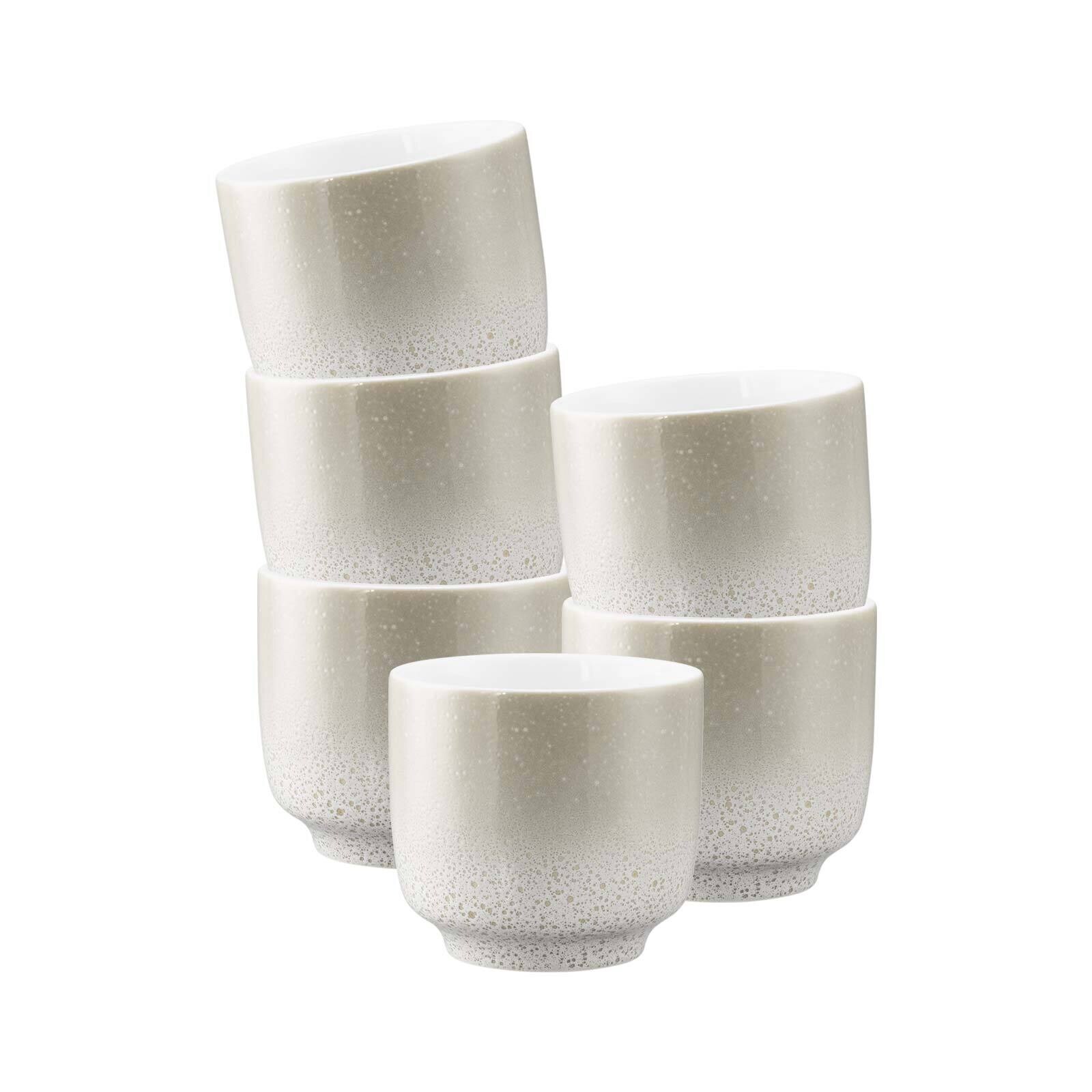 Cappuccinotassen ohne Henkel Sento Home  6er Set