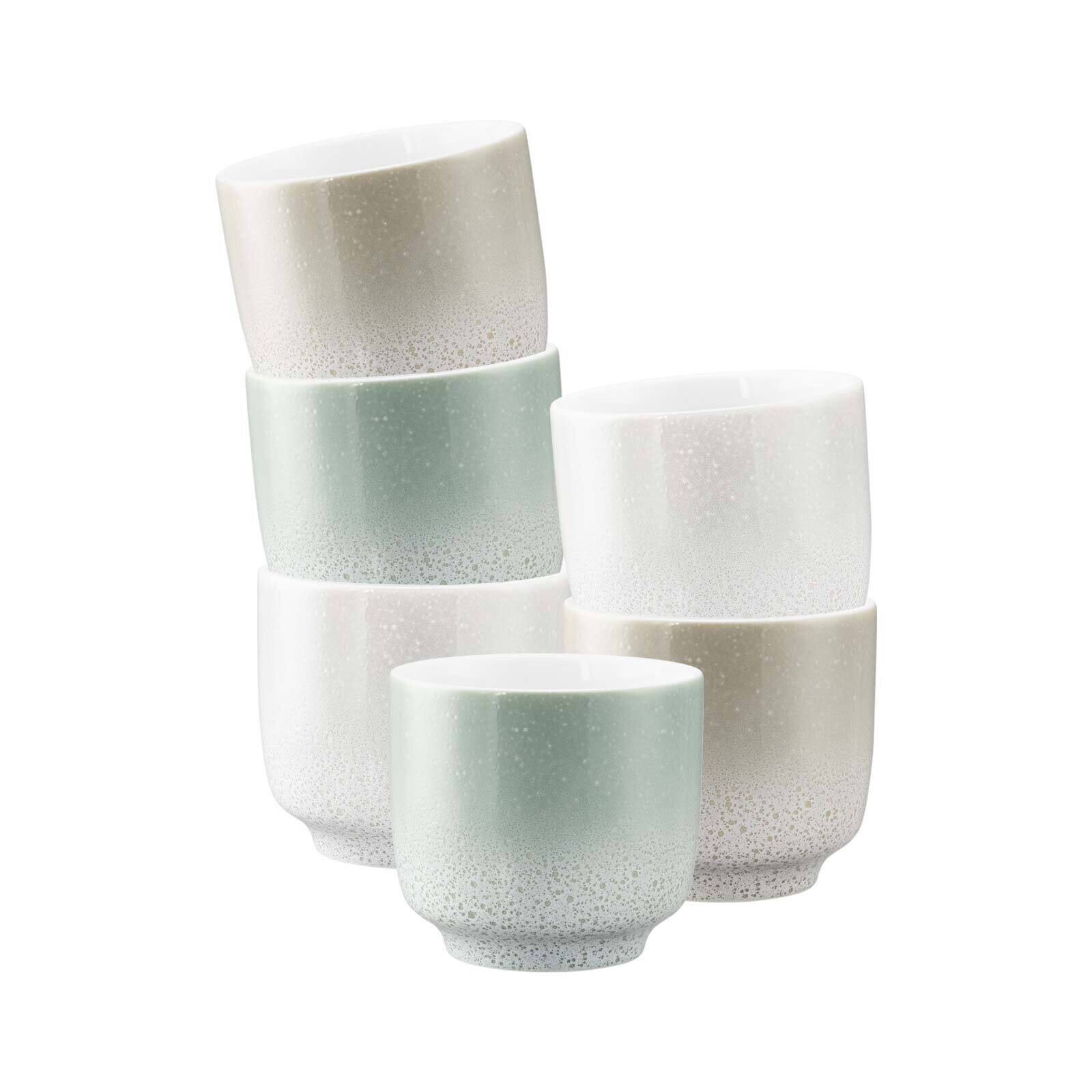 Cappuccinotassen ohne Henkel Sento Home  6er Set