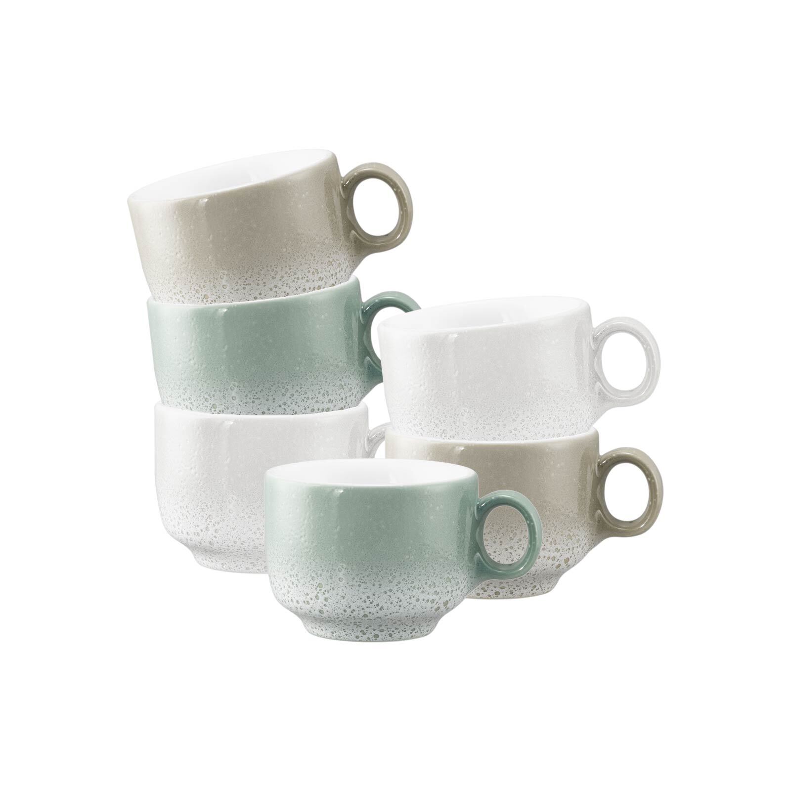 Seltmann Weiden Espressotassen mit Henkel Sento Home 80 ml 6er Set - Bild 1