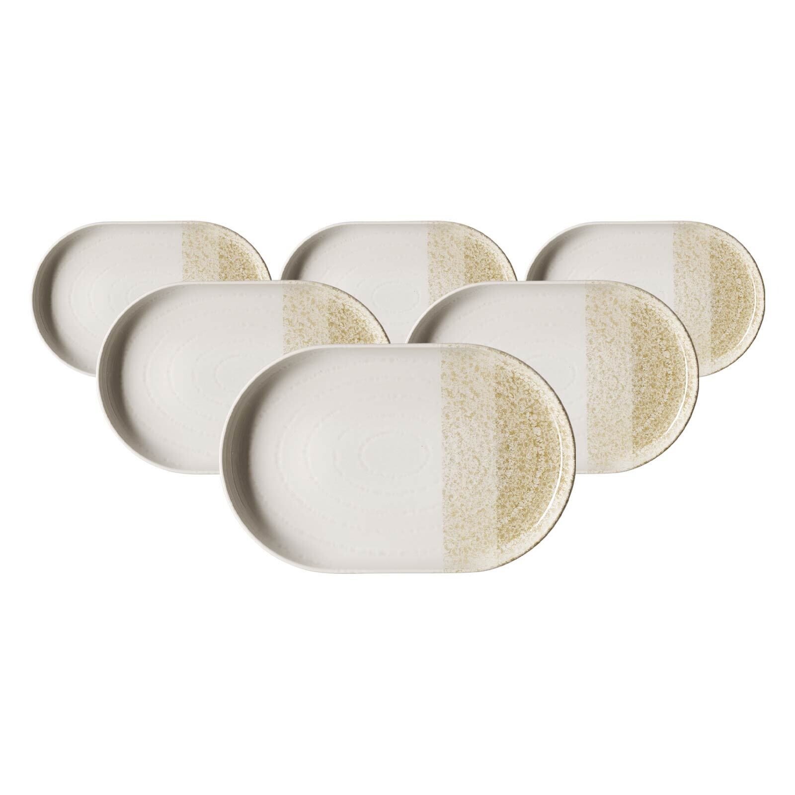 Ritzenhoff & Breker Servierplatten Trio 20 x 13 cm 6er Set