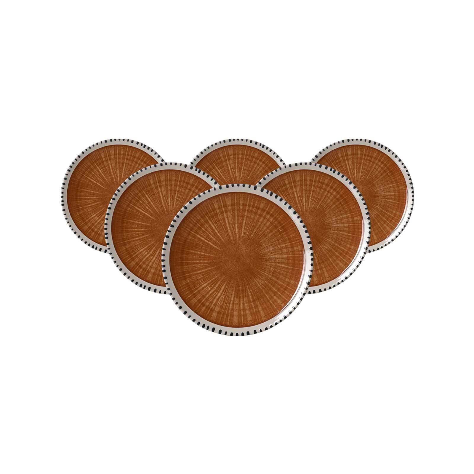 Ritzenhoff & Breker Dessertteller Natura ø 20,5 cm 6er Set