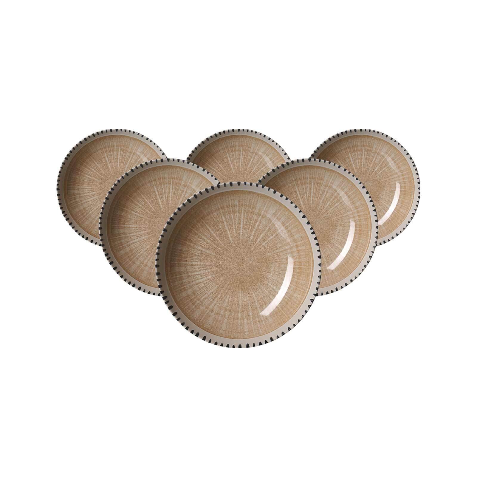 Ritzenhoff & Breker Suppenteller Natura ø 21 cm 6er Set