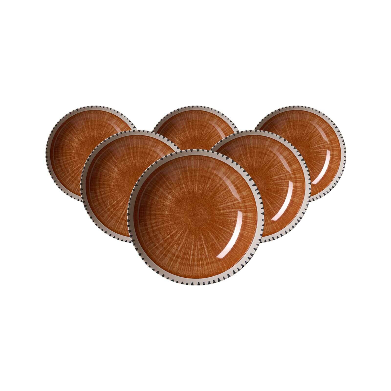 Ritzenhoff & Breker Suppenteller Natura ø 21 cm 6er Set