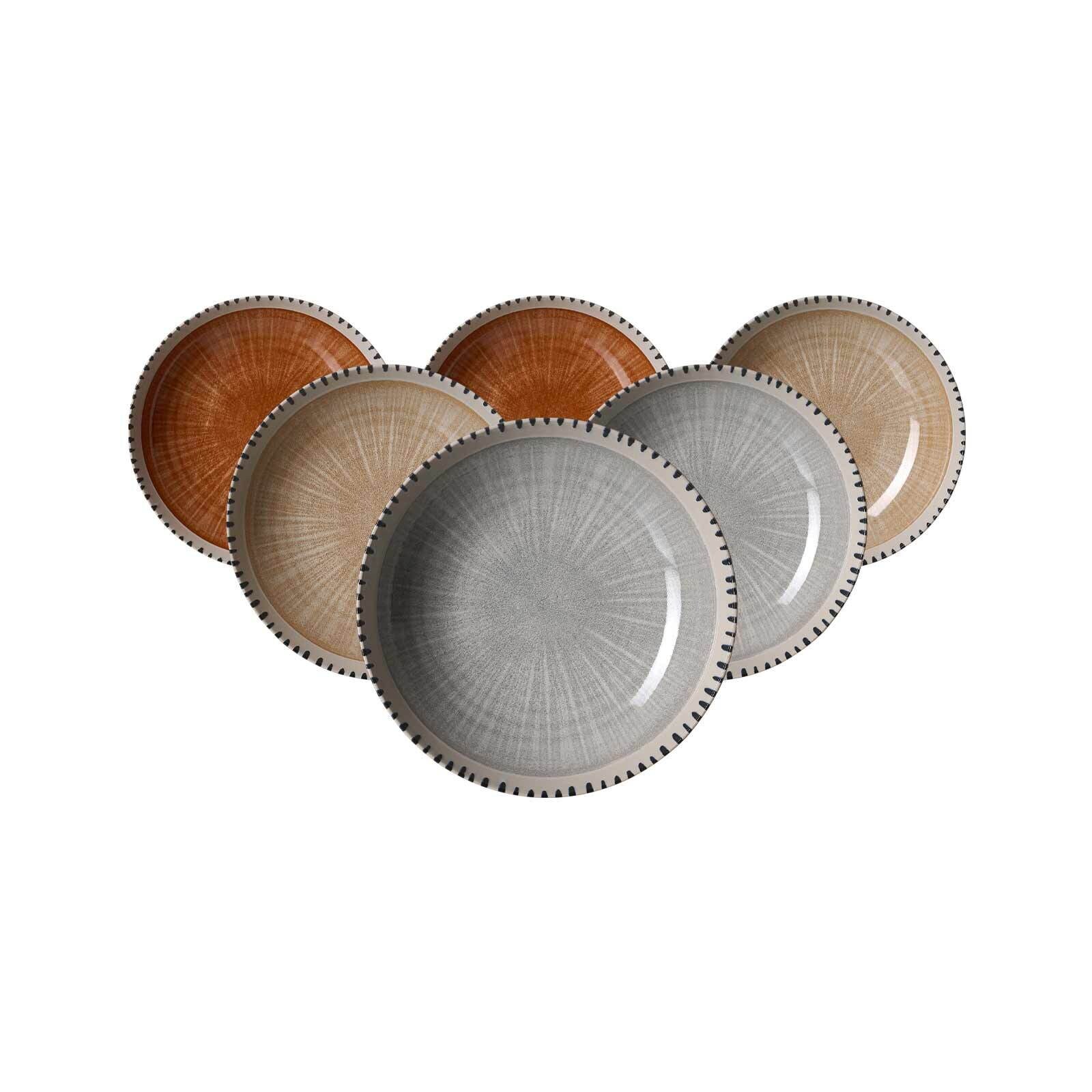 Ritzenhoff & Breker Suppenteller Natura ø 21 cm 6er Set