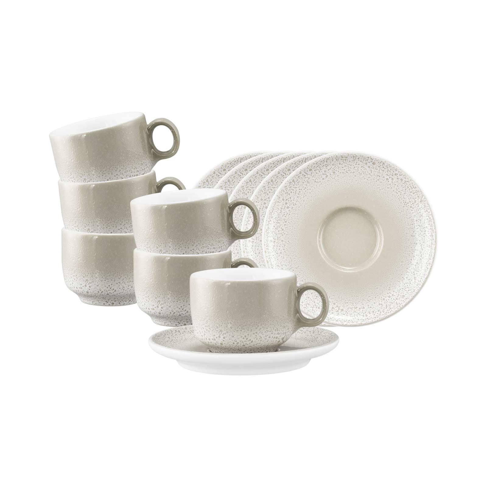 Seltmann Weiden Espressotassen mit Untertassen Sento Home 80 ml 6er Set - Bild 1