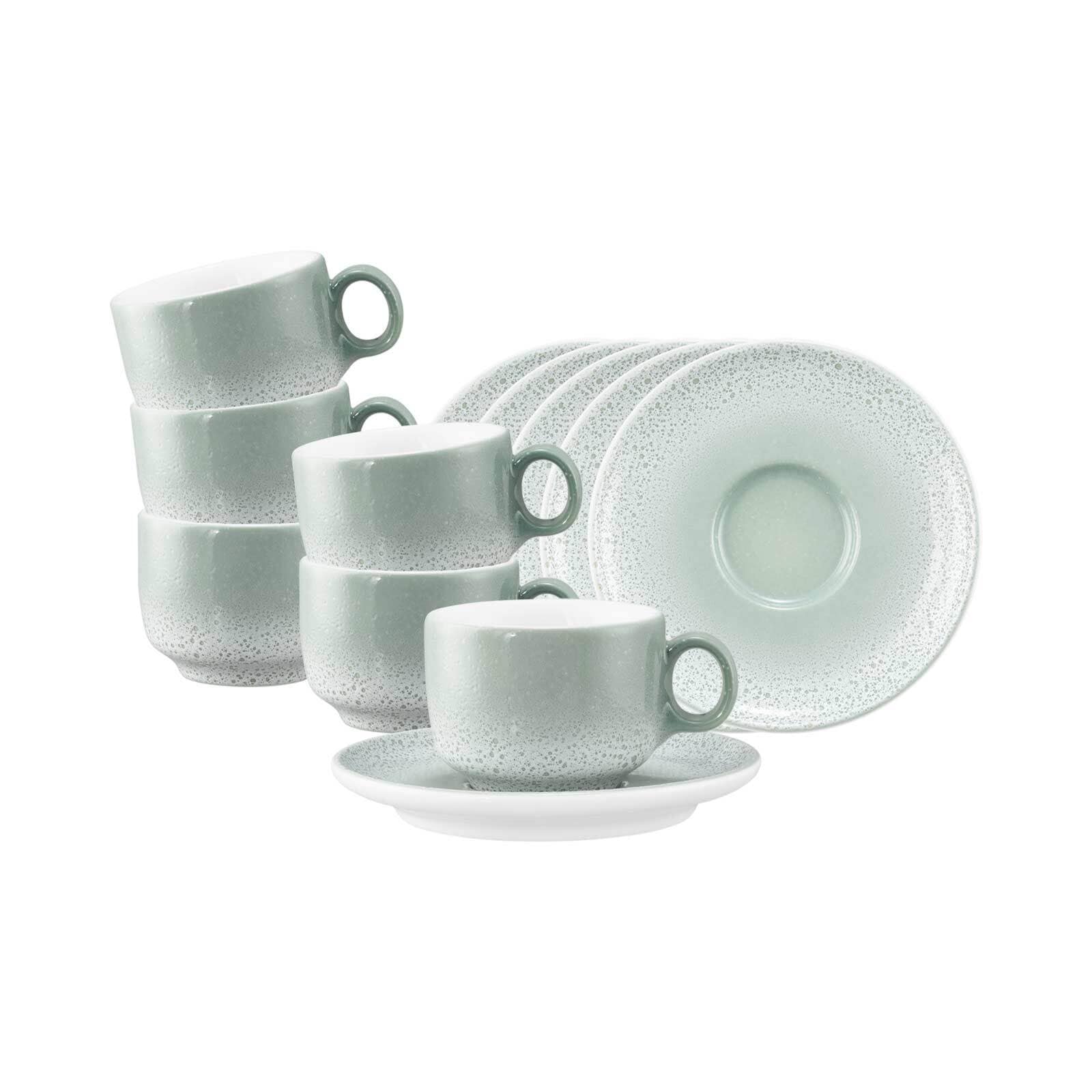 Espressotassen mit Untertassen Sento Home  6er Set