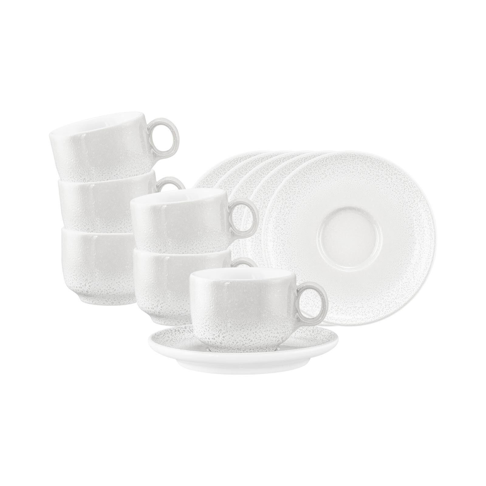 Espressotassen mit Untertassen Sento Home  6er Set