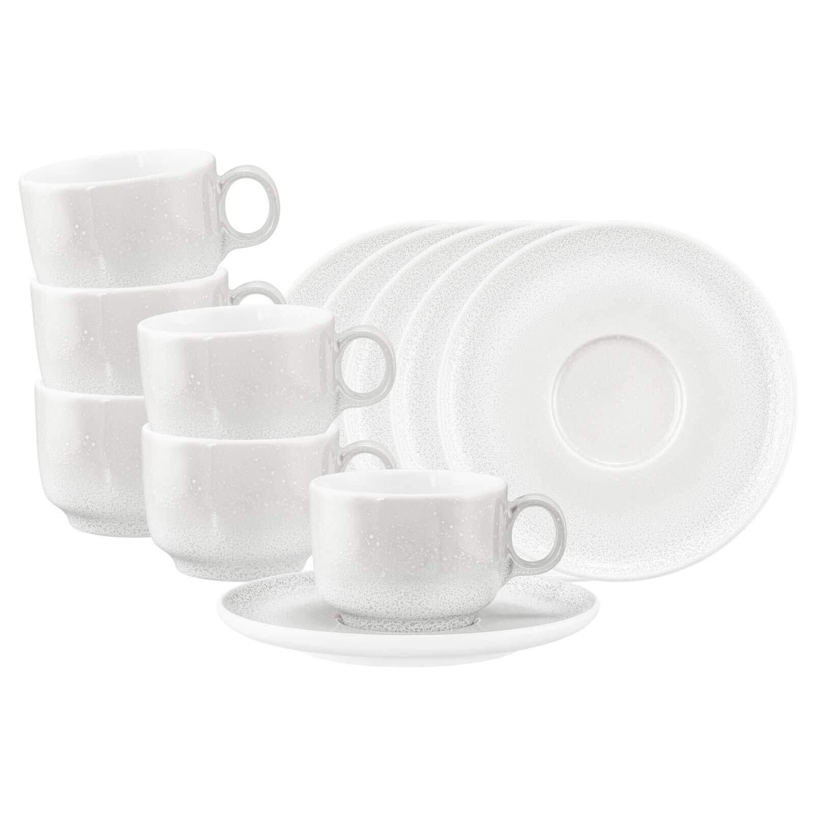 Kaffeetassen mit Untertassen Sento Home  6er Set