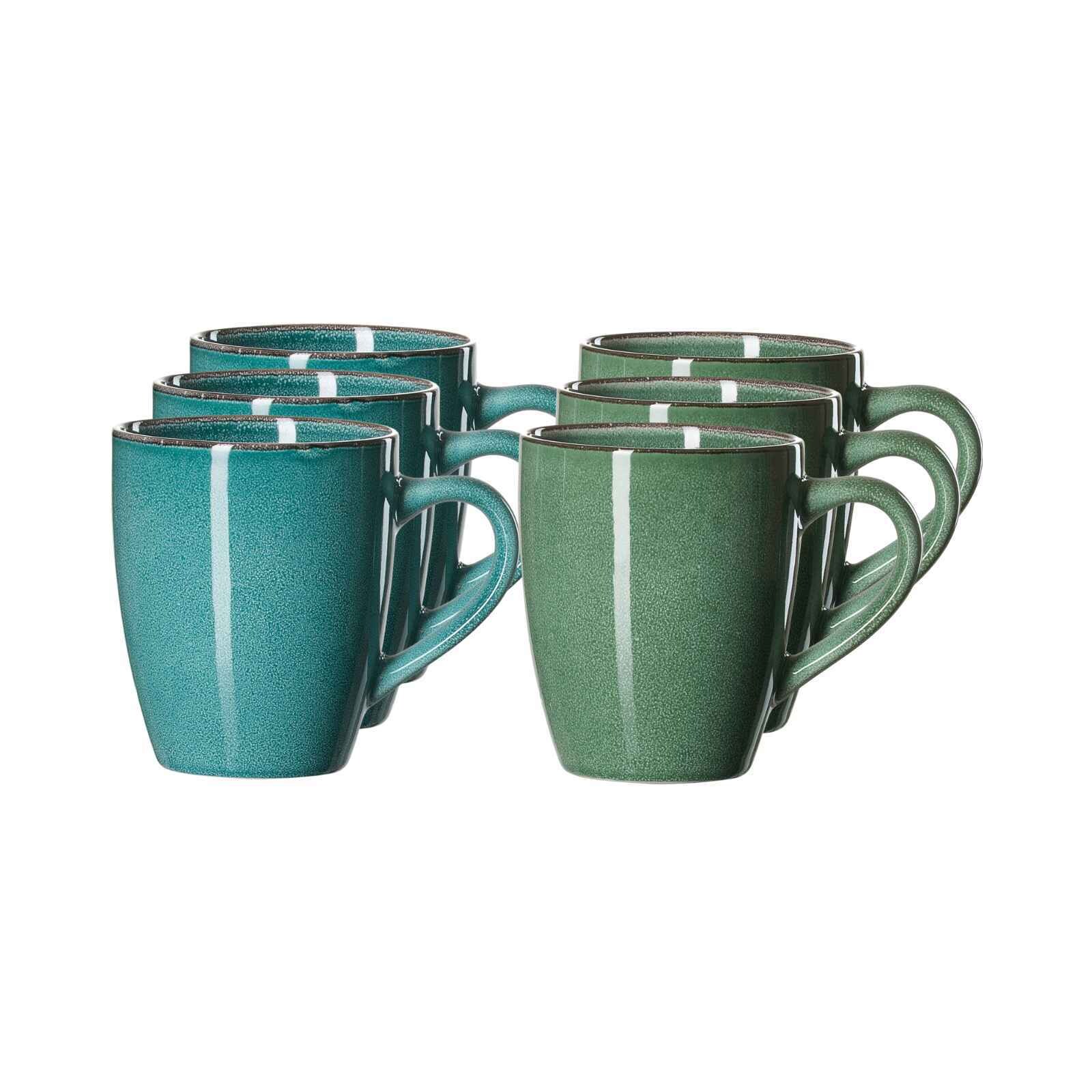 Ritzenhoff & Breker Henkelbecher Amalfi 350 ml 6er Set