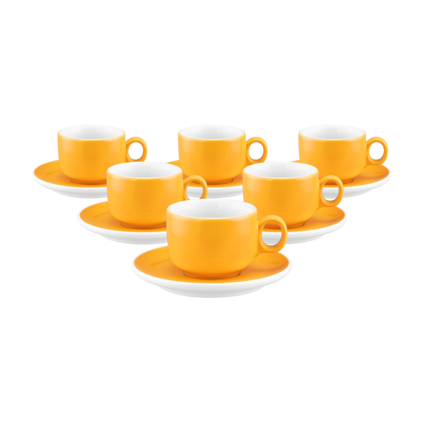 Seltmann Weiden Espressotassen mit Untertassen Sento Home Pure Colors 80 ml 6er Set