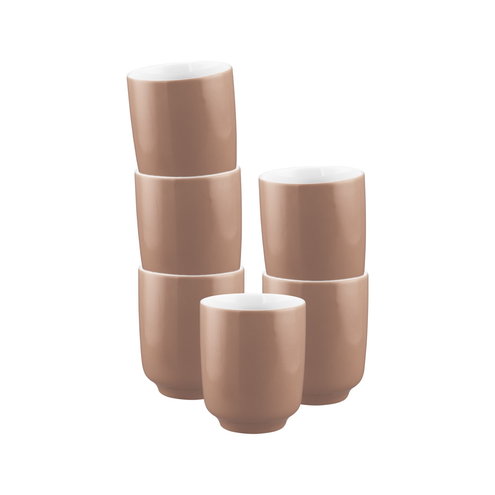 Seltmann Weiden Becher ohne Henkel Sento Home Pure Colors 400 ml 6er Set