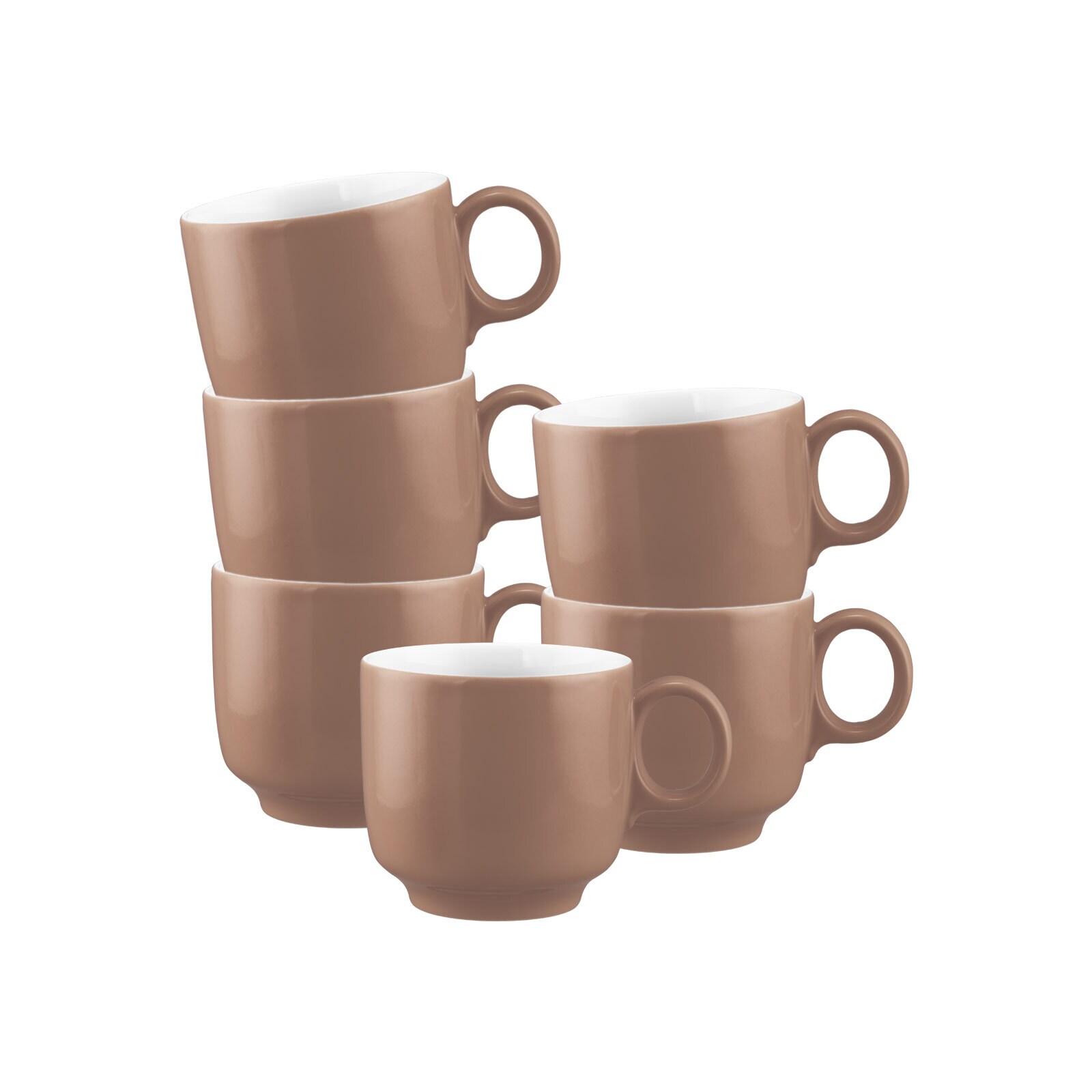 Cappuccinotassen Sento Home Pure Colors  6er Set