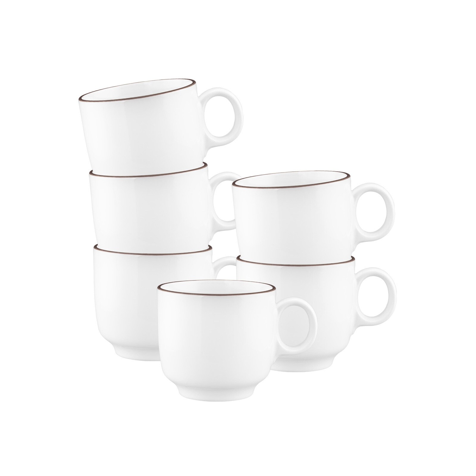 Seltmann Weiden Cappuccinotassen Sento Home Pure Lines 300 ml 6er Set