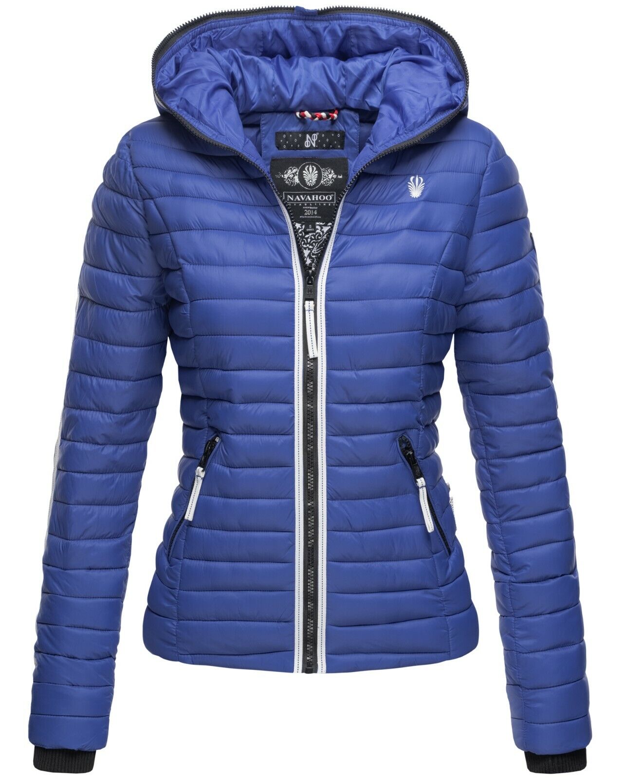 NAVAHOO Damen Steppjacke leichte &Uuml;bergangsjacke mit Kapuze Kimuk Princess - Bild 1