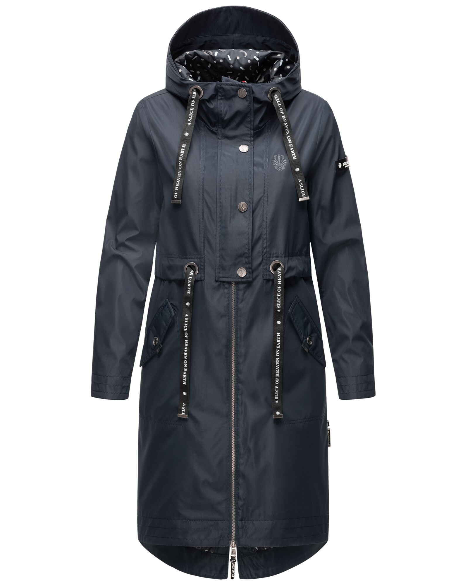 NAVAHOO Damen Modischer Funktionsparka &Uuml;bergangs Outdoorjacke mit Kapuze Josinaa - Bild 1