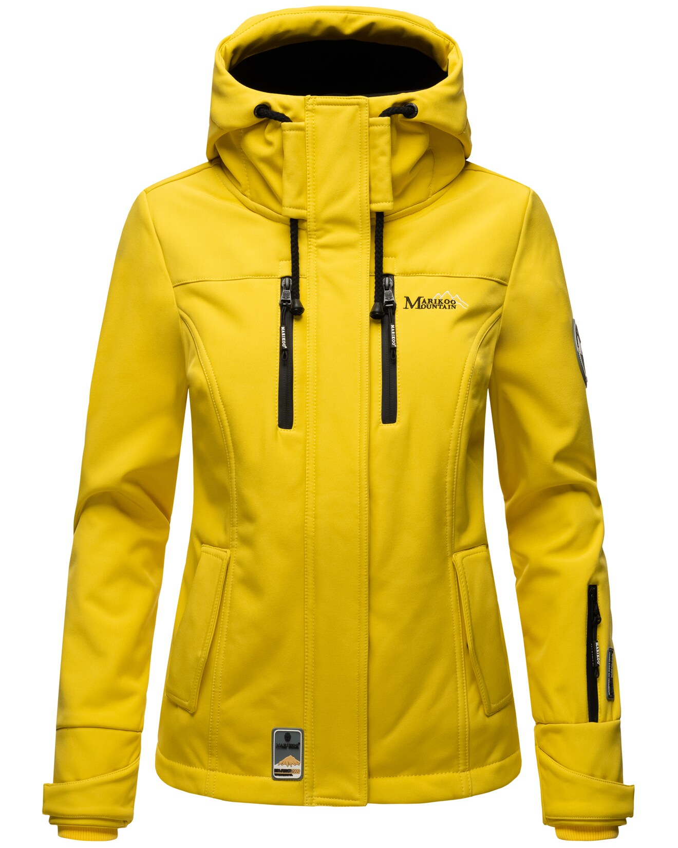 MARIKOO Damen Softshelljacke Outdoor Funktionsjacke Kleinezicke