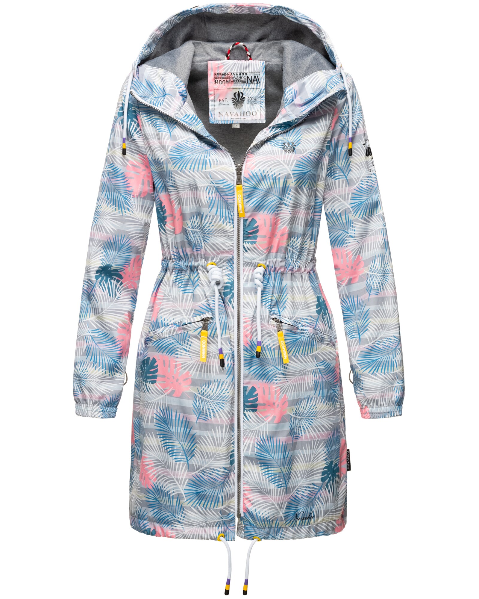 NAVAHOO Damen Funktions Regen Mantel 3 in 1 Outdoor Jacke &Uuml;bergangsjacke Parella - Bild 1