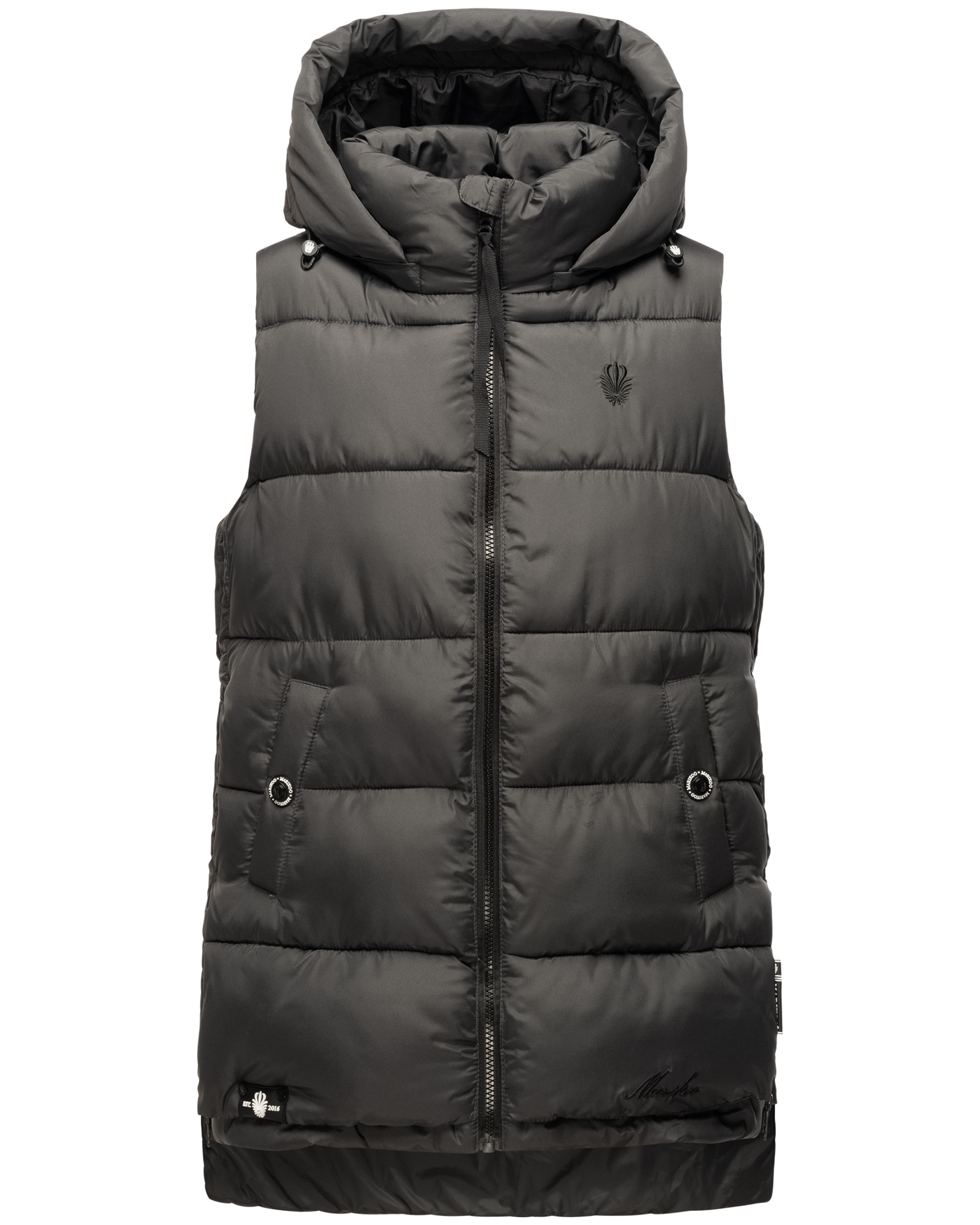 MARIKOO Damen Steppweste Bodywarmer mit Kapuze Zarinaa - Bild 1