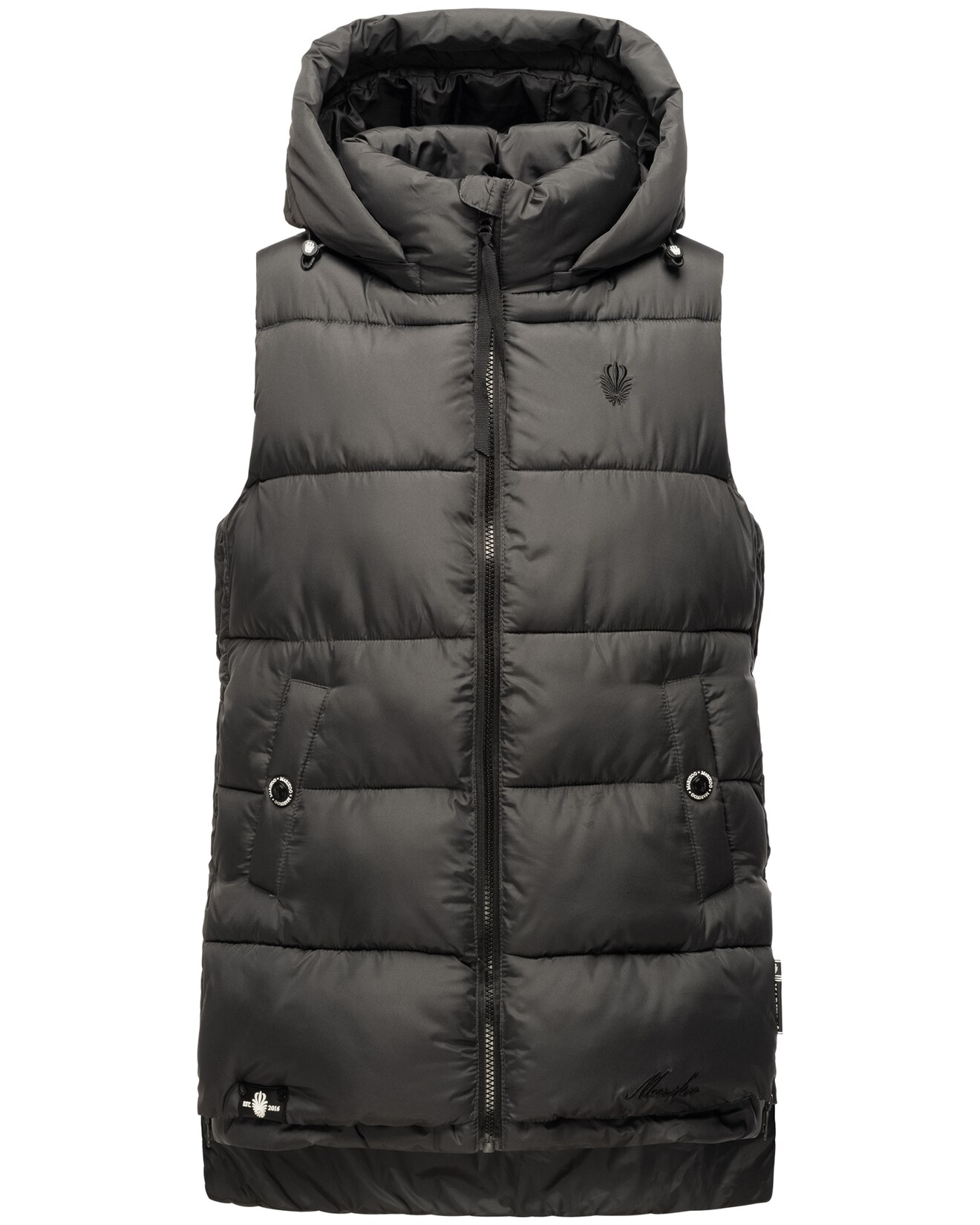 MARIKOO Damen Steppweste Bodywarmer mit Kapuze Zarinaa