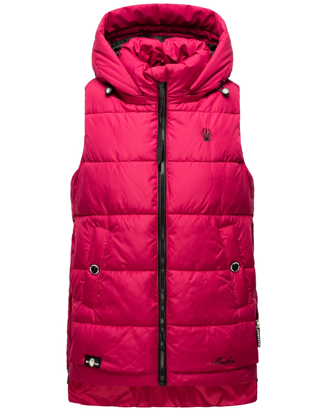 MARIKOO Damen Steppweste Bodywarmer mit Kapuze Zarinaa
