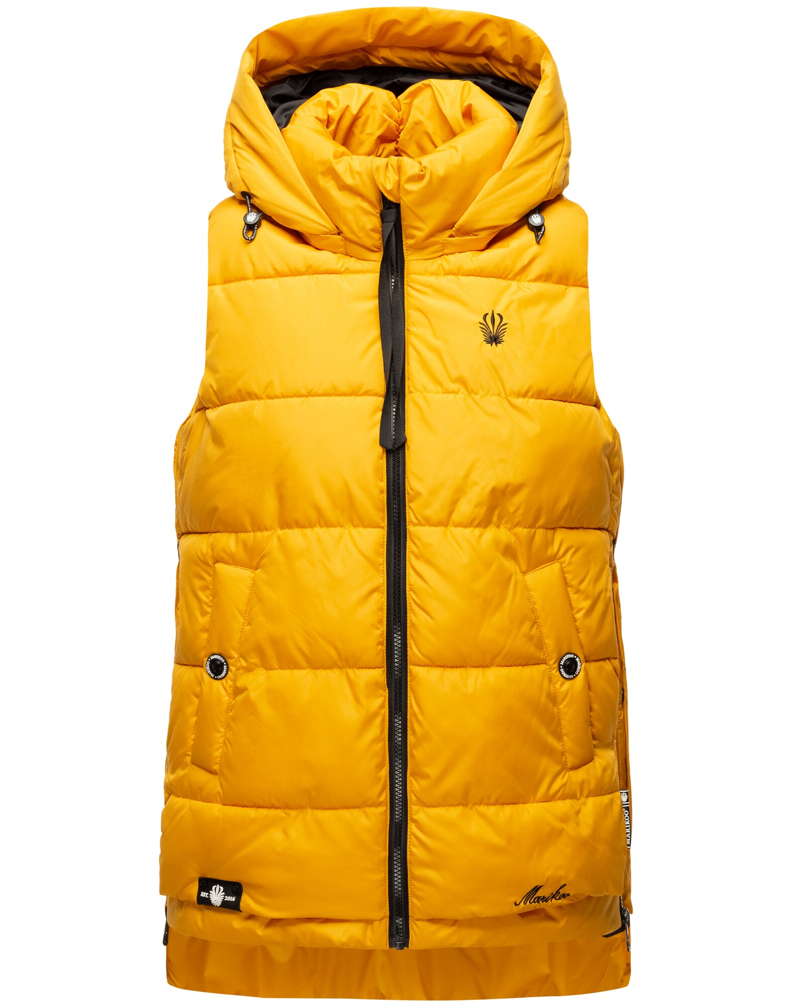 MARIKOO Damen Steppweste Bodywarmer mit Kapuze Zarinaa - Bild 1