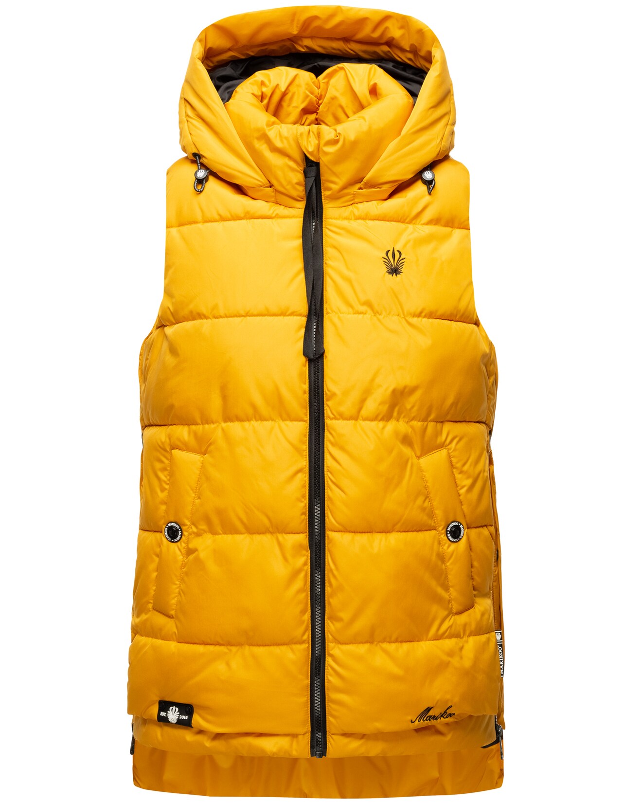 MARIKOO Damen Steppweste Bodywarmer mit Kapuze Zarinaa