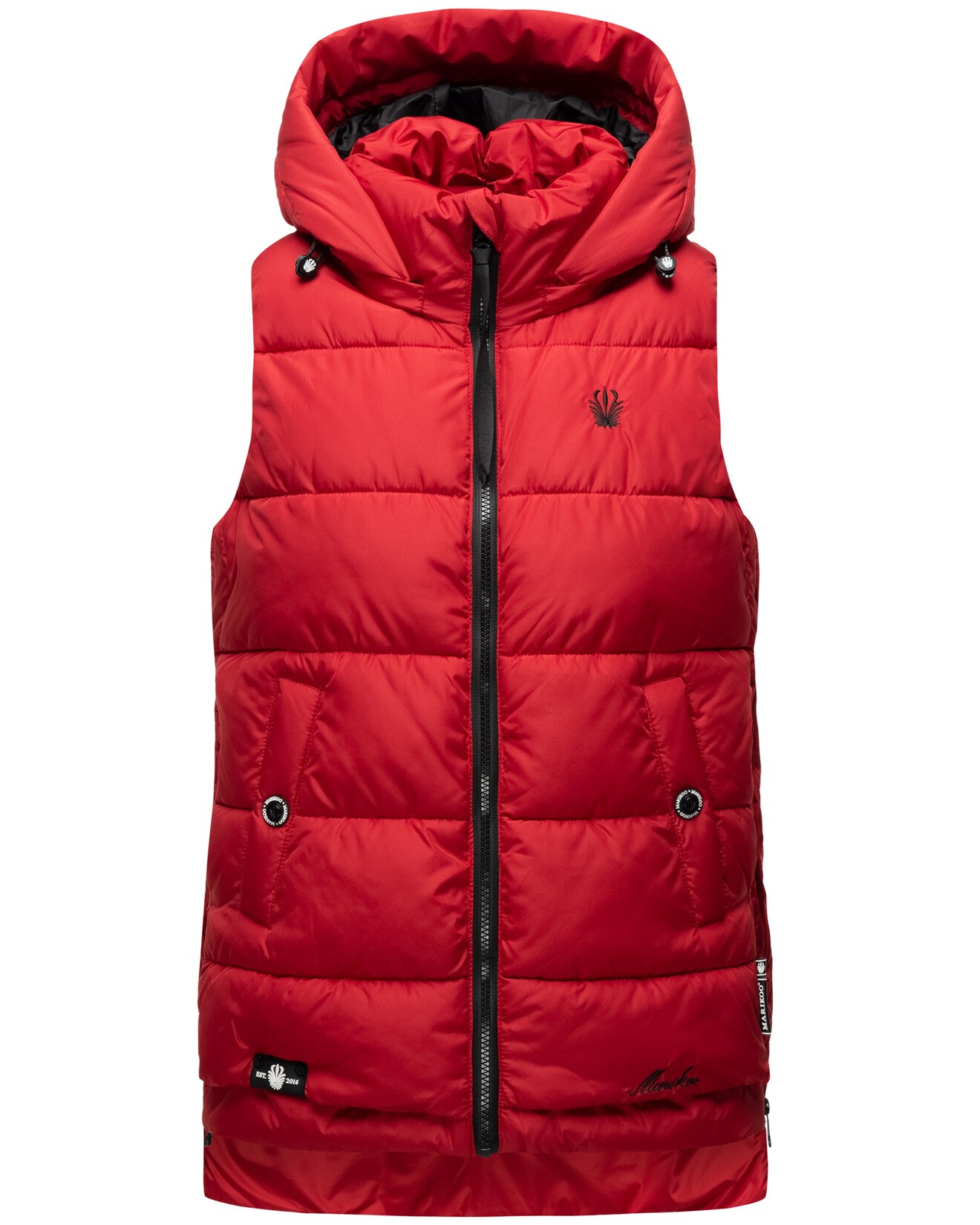 MARIKOO Damen Steppweste Bodywarmer mit Kapuze Zarinaa