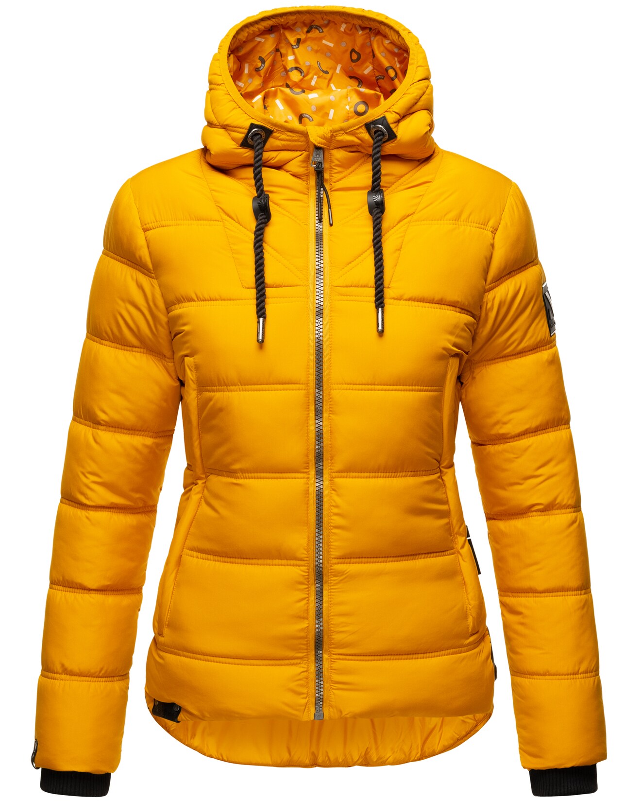 NAVAHOO Damen Steppjacke Warm gesteppte Winterjacke mit Kapuze Renesmee