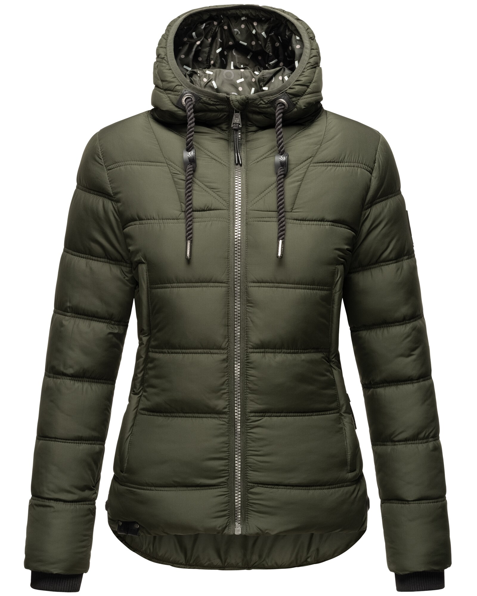 NAVAHOO Damen Steppjacke Warm gesteppte Winterjacke mit Kapuze Renesmee - Bild 1