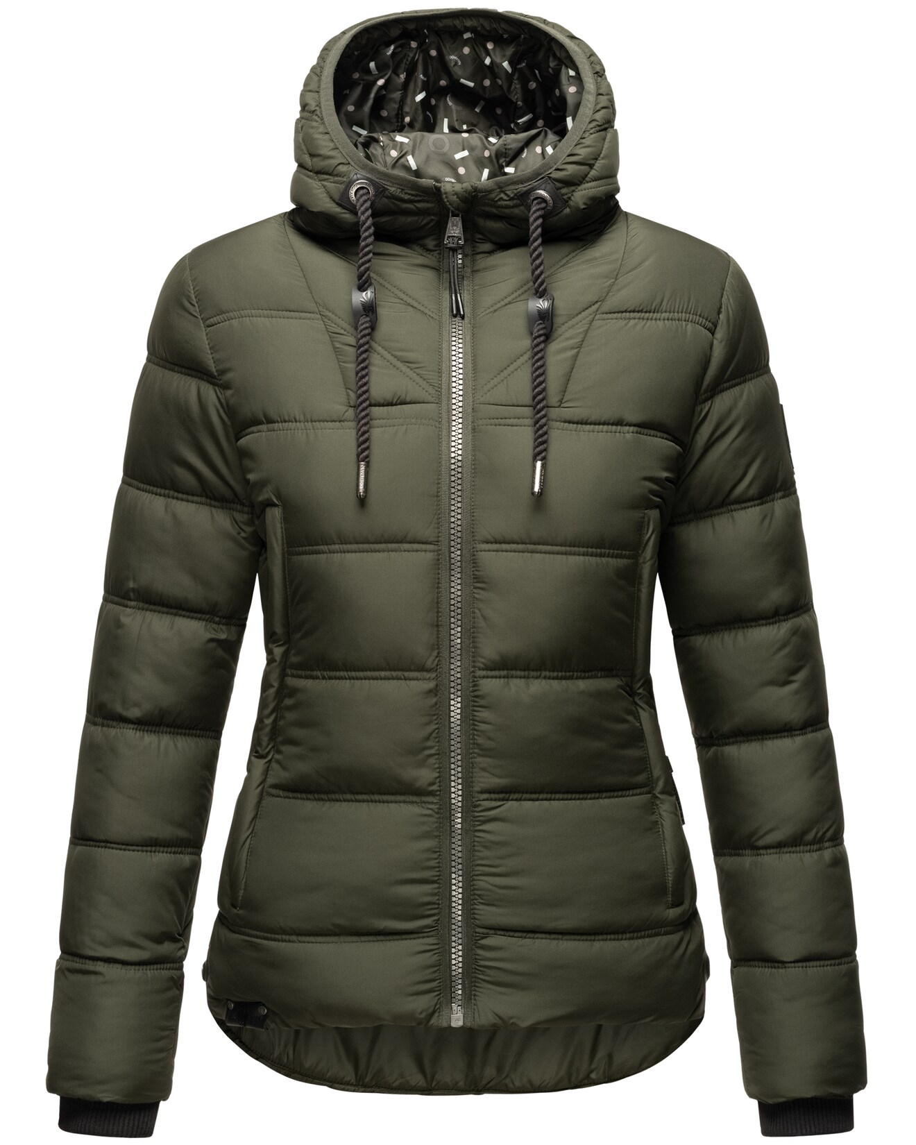 NAVAHOO Damen Steppjacke Warm gesteppte Winterjacke mit Kapuze Renesmee