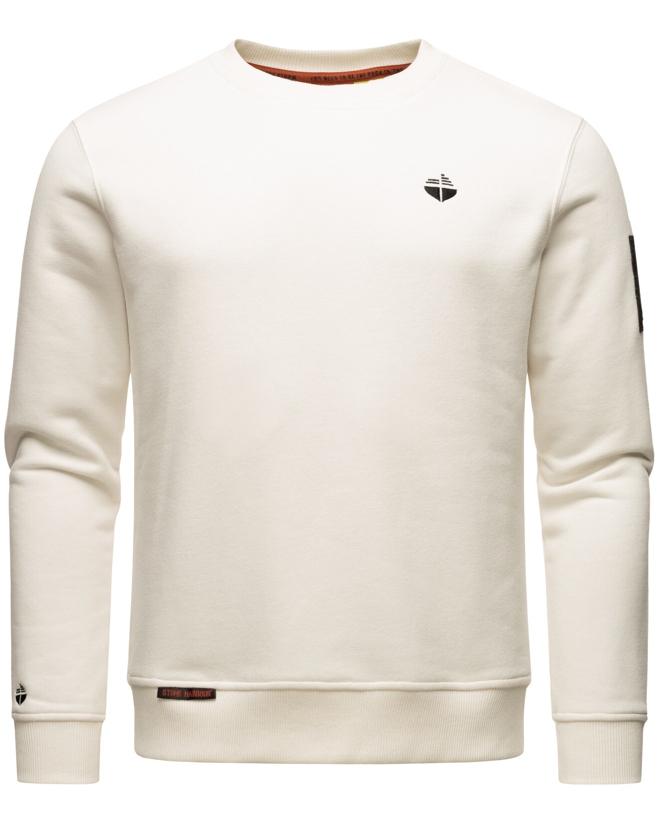 STONE HARBOUR Herren Sweater stylischer Pullover mit Rundhals-Ausschnitt Boo Brock | 04059072455061