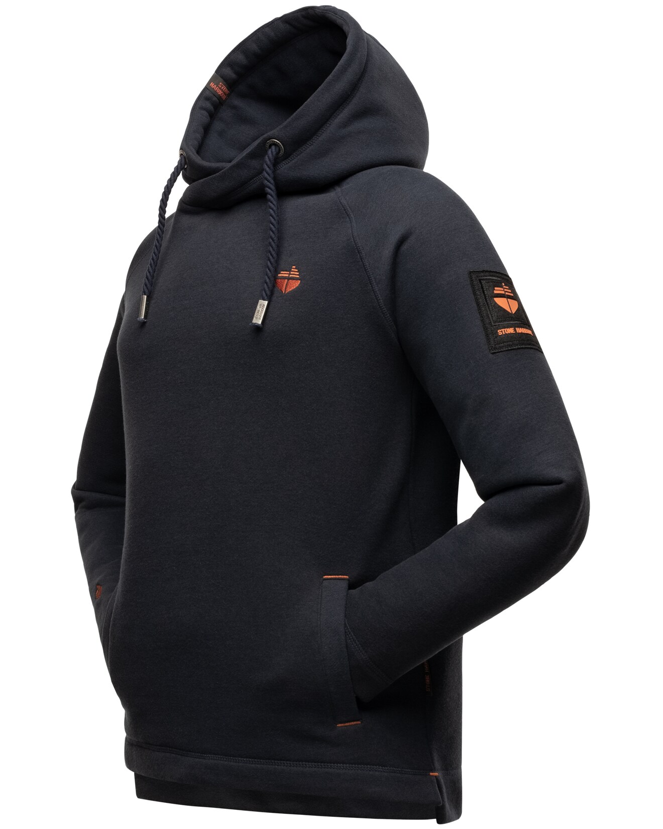 STONE HARBOUR Herren Hoodie Sportlicher Kapuzenpullover mit großen Kordeln Caspian Sailor