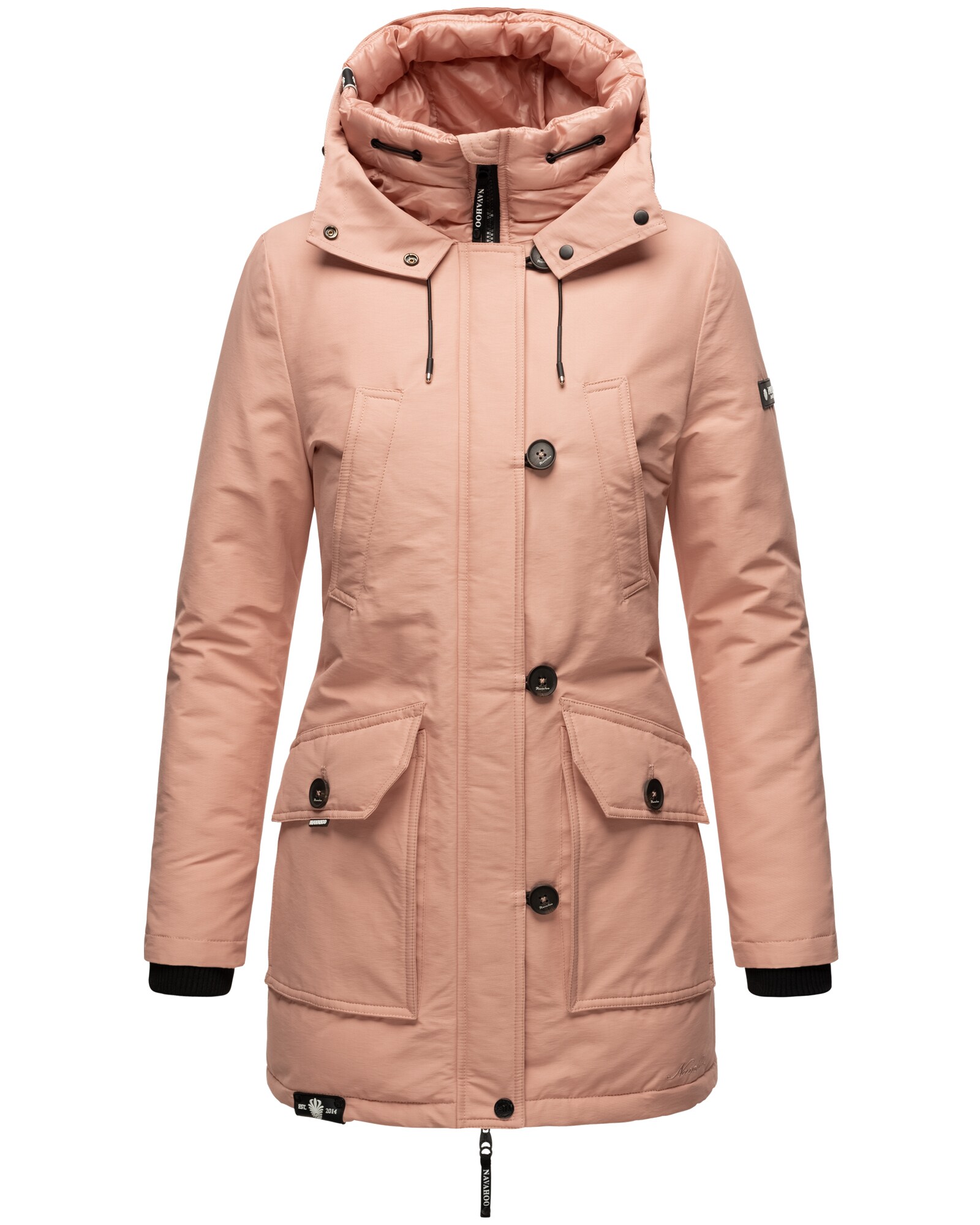 NAVAHOO Damen Winterjacke Warm gef&uuml;tterter Wasserdichter Wintermantel Freezestoorm - Bild 1