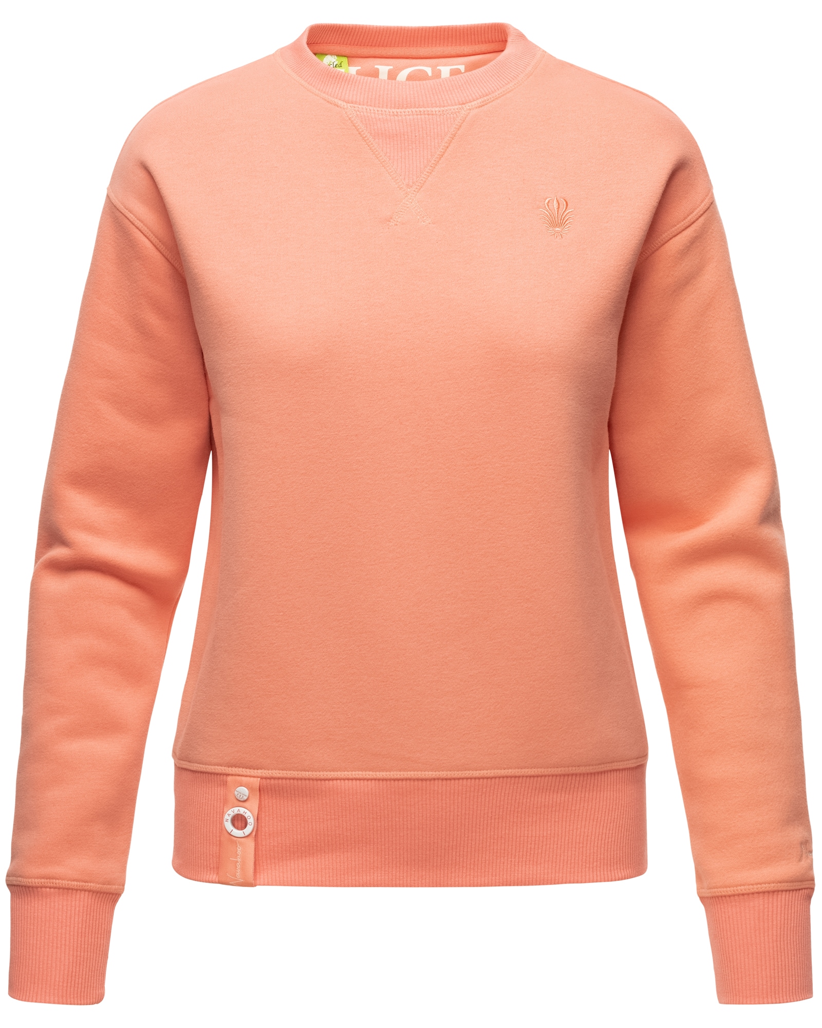 NAVAHOO Damen Stylischer Kapuzensweatshirt Pullover mit Rundhals-Ausschnitt ZUCKERSCHNECKE - Bild 1