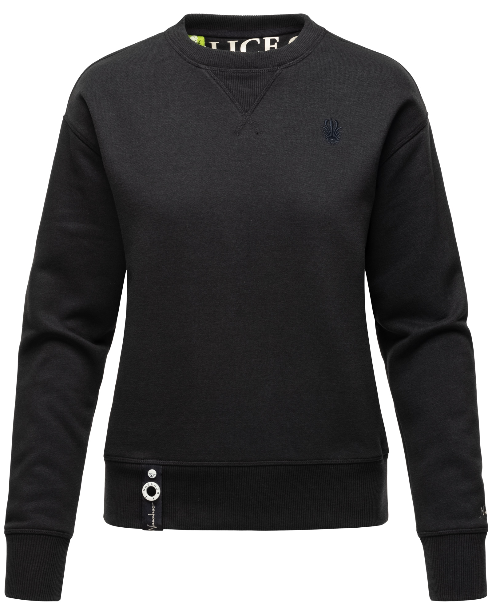 NAVAHOO Damen Stylischer Kapuzensweatshirt Pullover mit Rundhals-Ausschnitt ZUCKERSCHNECKE - Bild 1