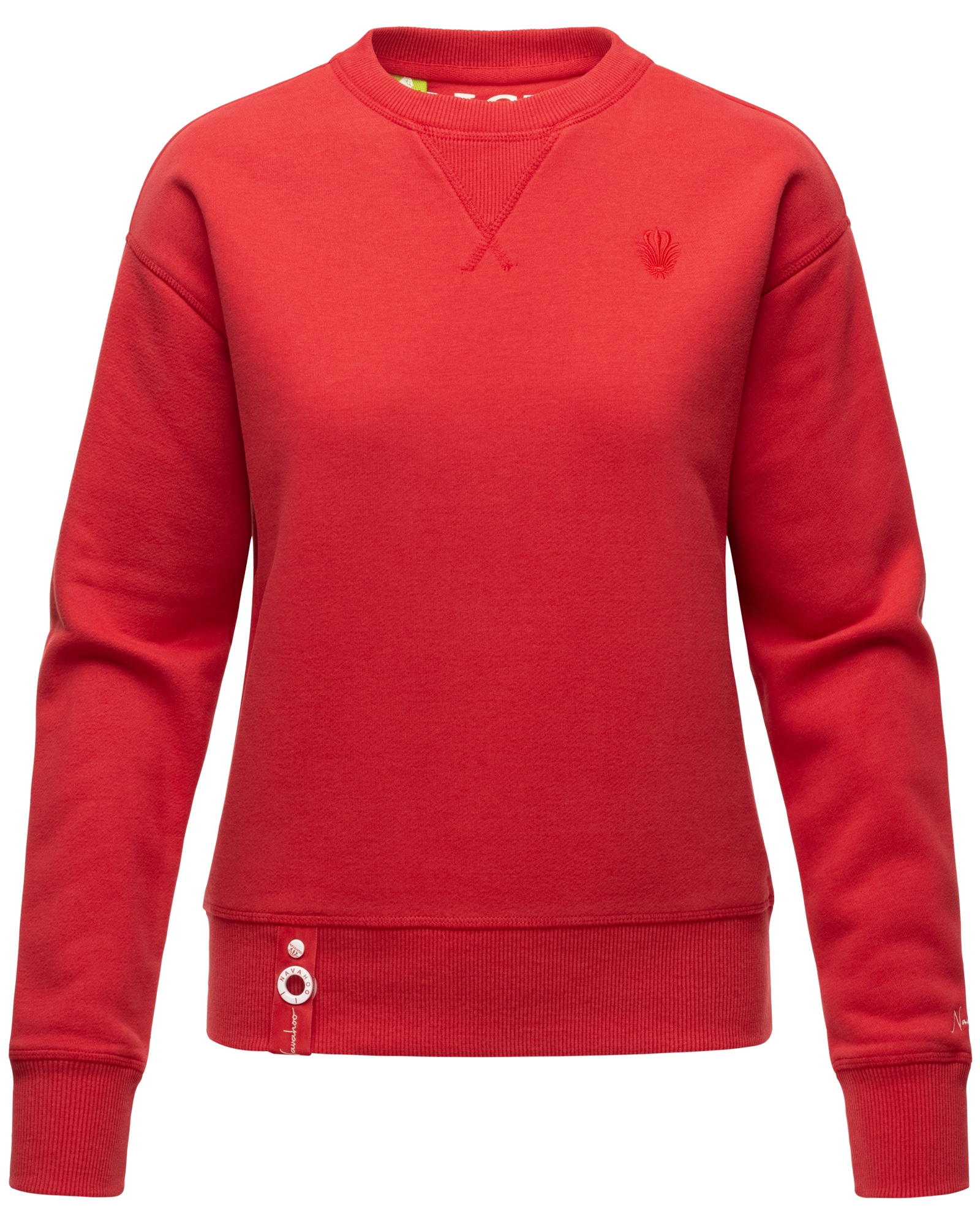 NAVAHOO Damen Stylischer Kapuzensweatshirt Pullover mit Rundhals-Ausschnitt ZUCKERSCHNECKE - Bild 1