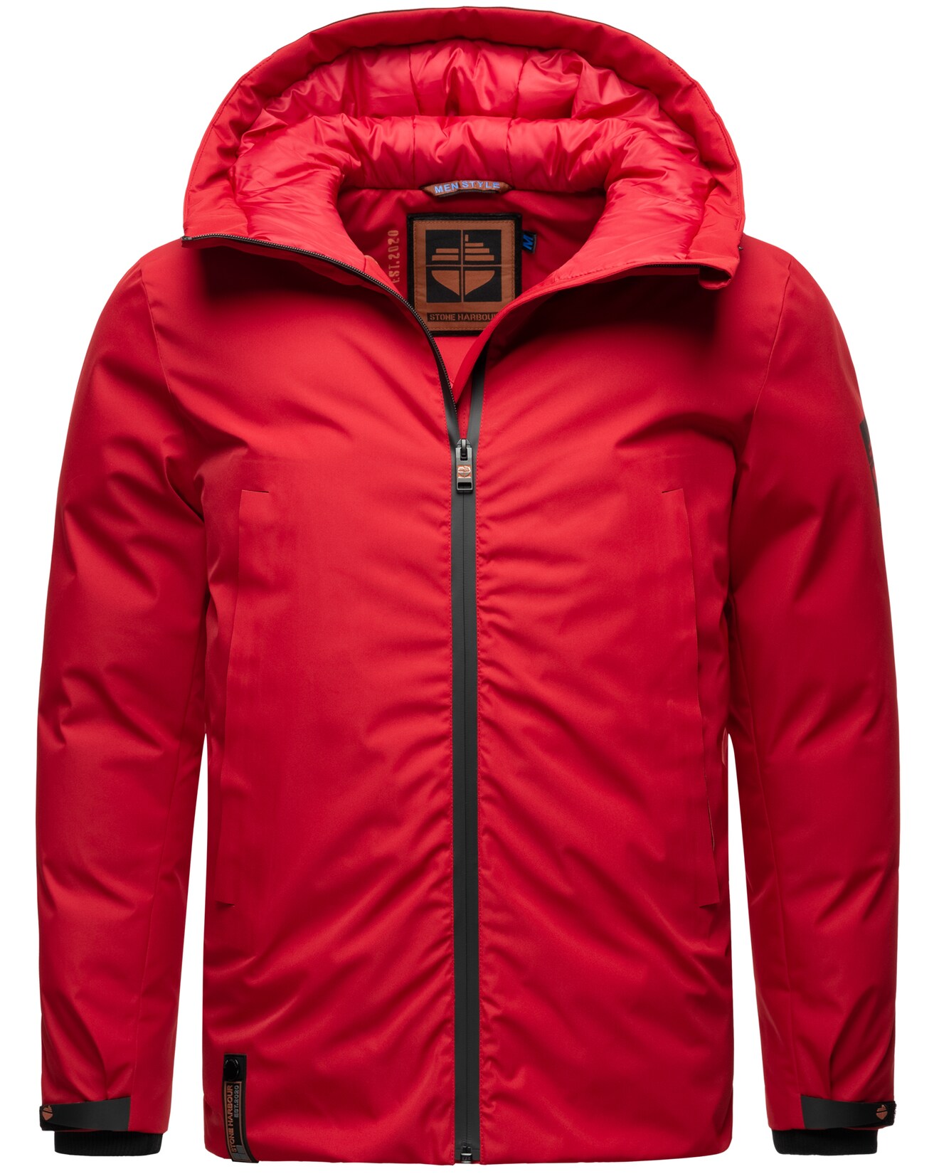 STONE HARBOUR Sportliche Herren Outdoorjacke Wasserdichte Winterjacke mit Kapuze Moagaa | 04059072466760