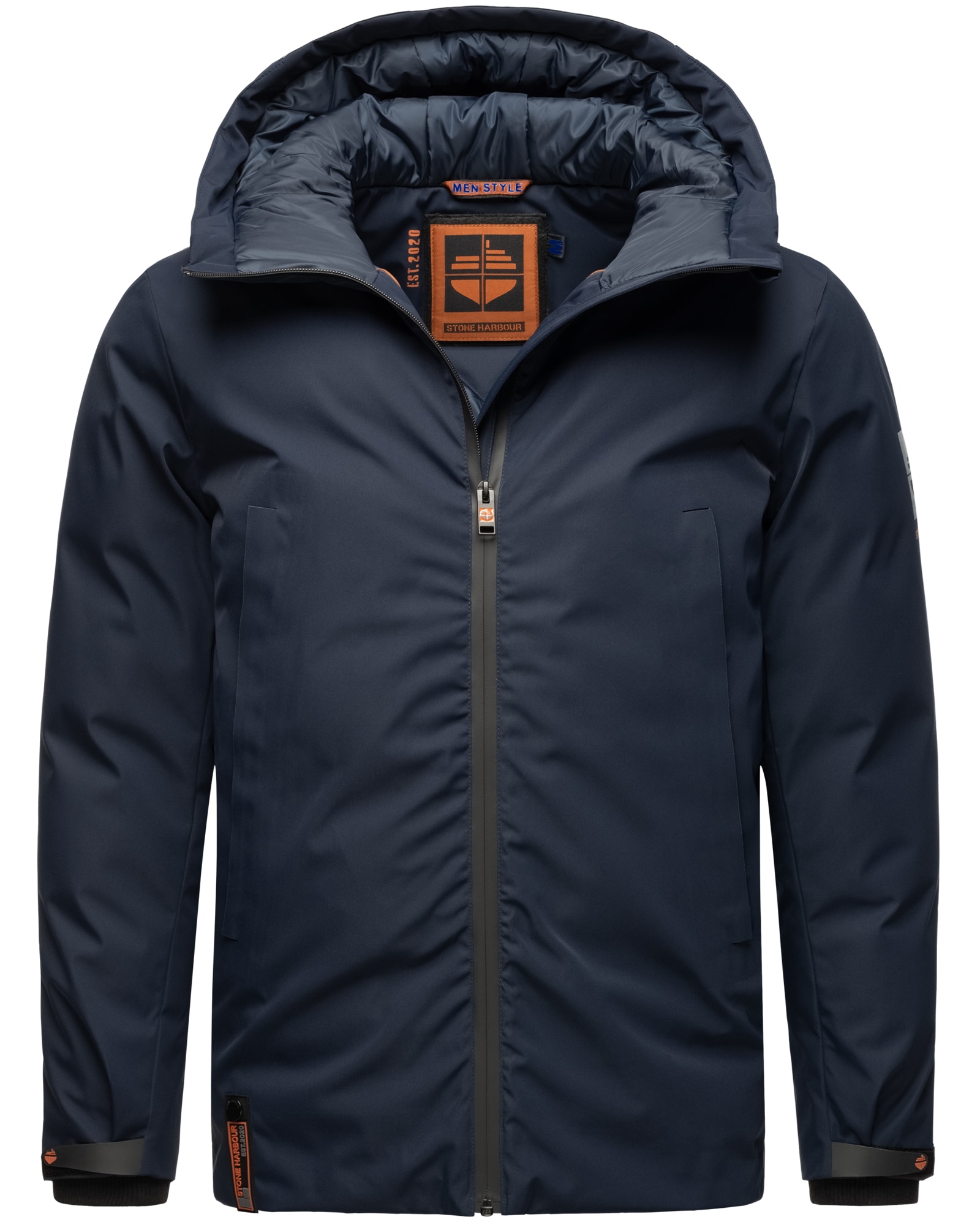 STONE HARBOUR Sportliche Herren Outdoorjacke Wasserdichte Winterjacke mit Kapuze Moagaa - Bild 1