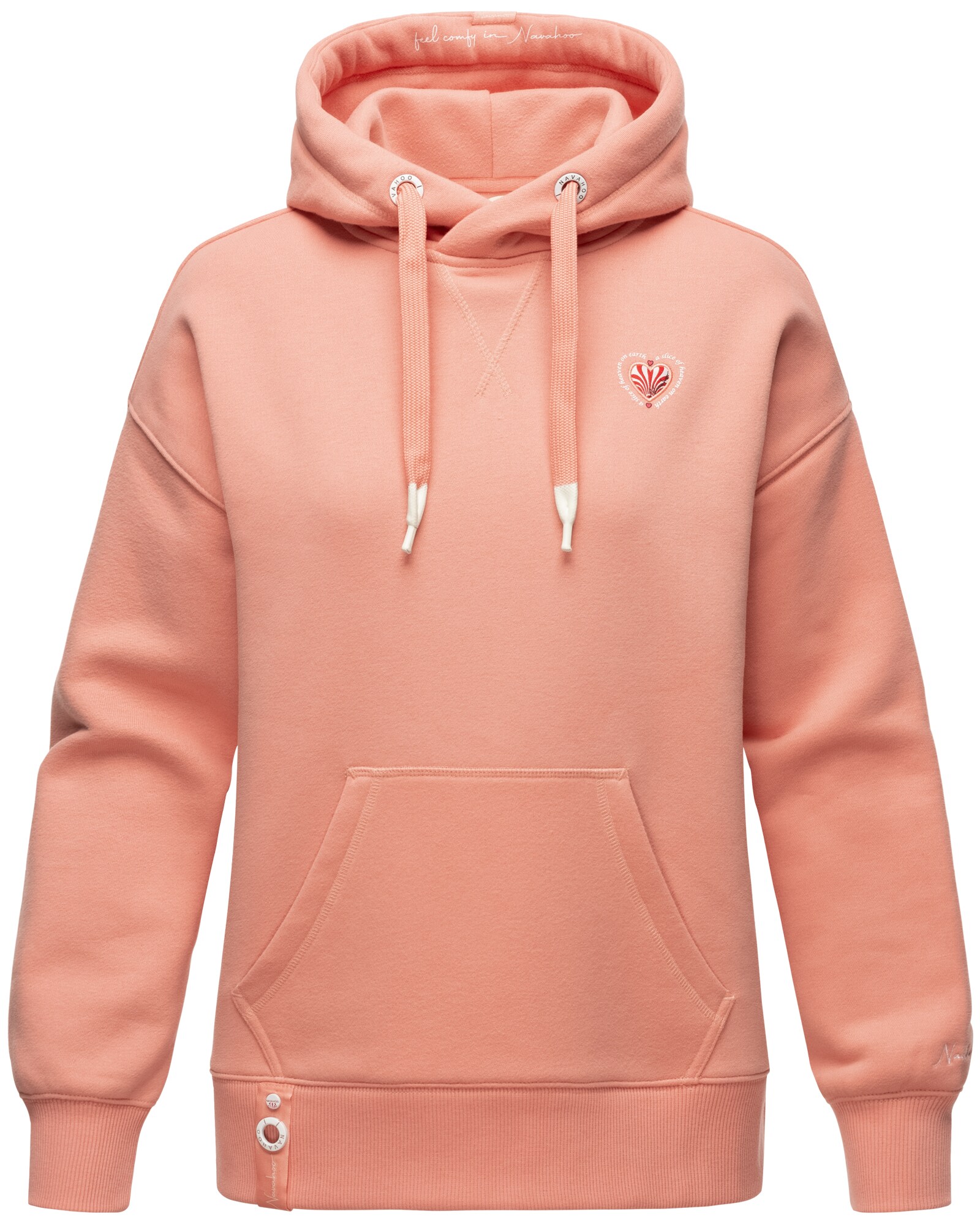 NAVAHOO Damen Kapuzensweatshirt Stylischer Damen Hoodie im Oversize-Look Goldfee - Bild 1