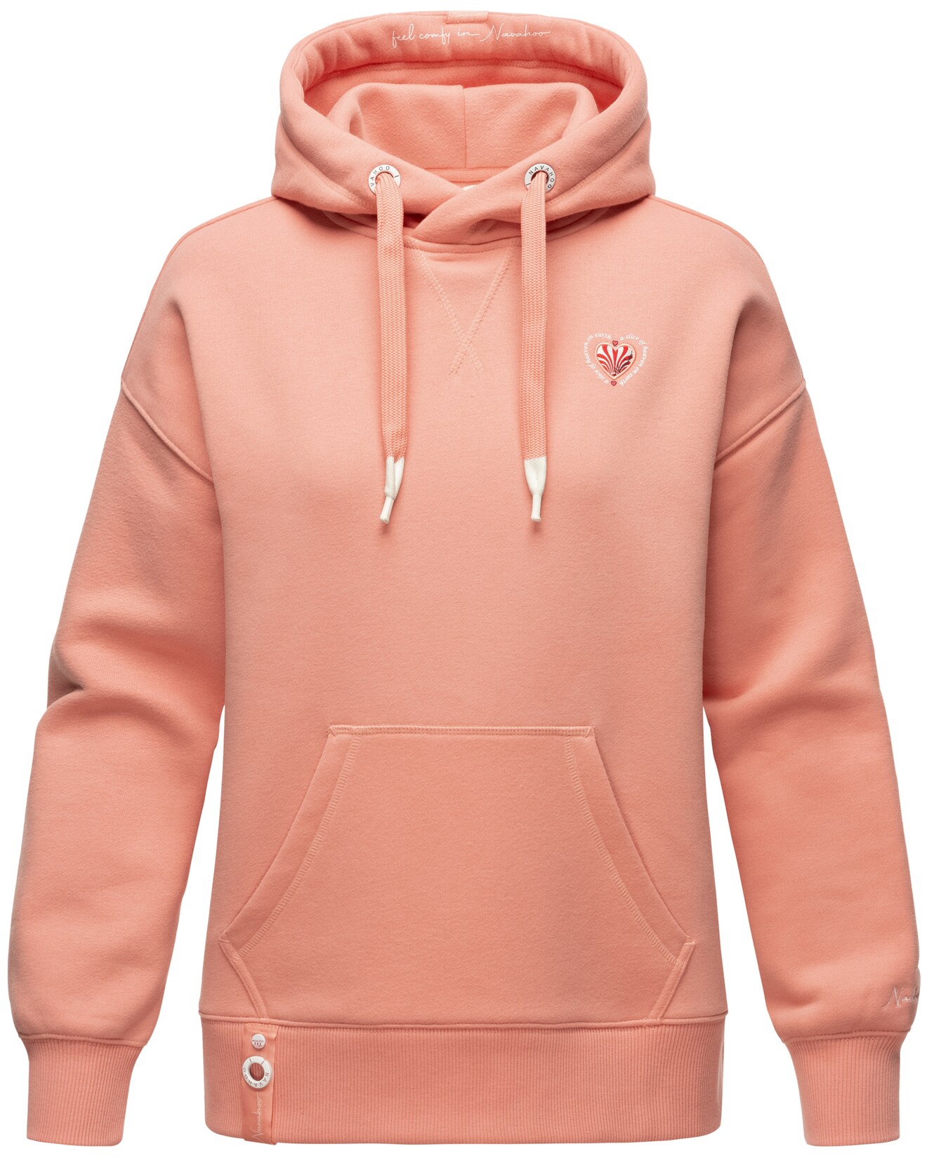 NAVAHOO Damen Kapuzensweatshirt Stylischer Damen Hoodie im Oversize-Look Goldfee