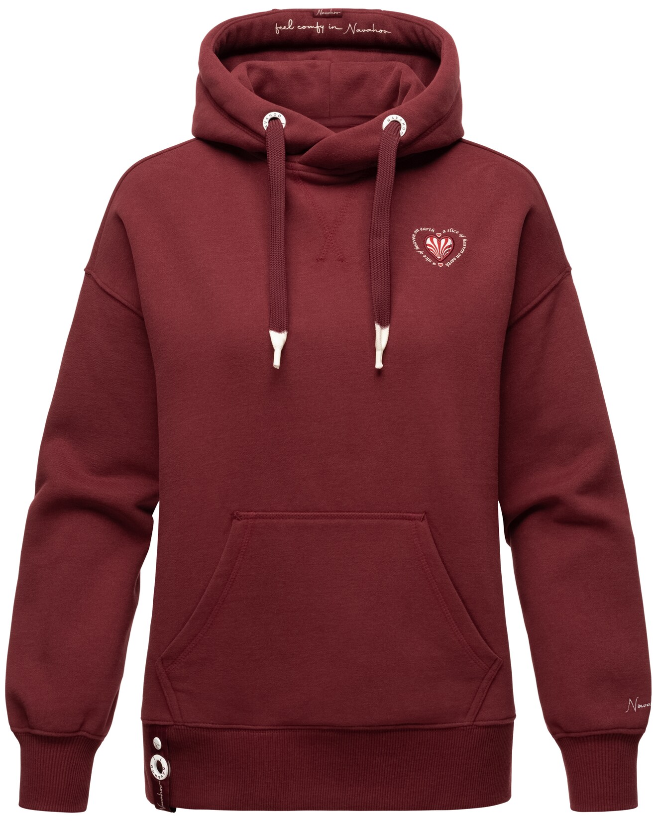 NAVAHOO Damen Kapuzensweatshirt Stylischer Damen Hoodie im Oversize-Look Goldfee