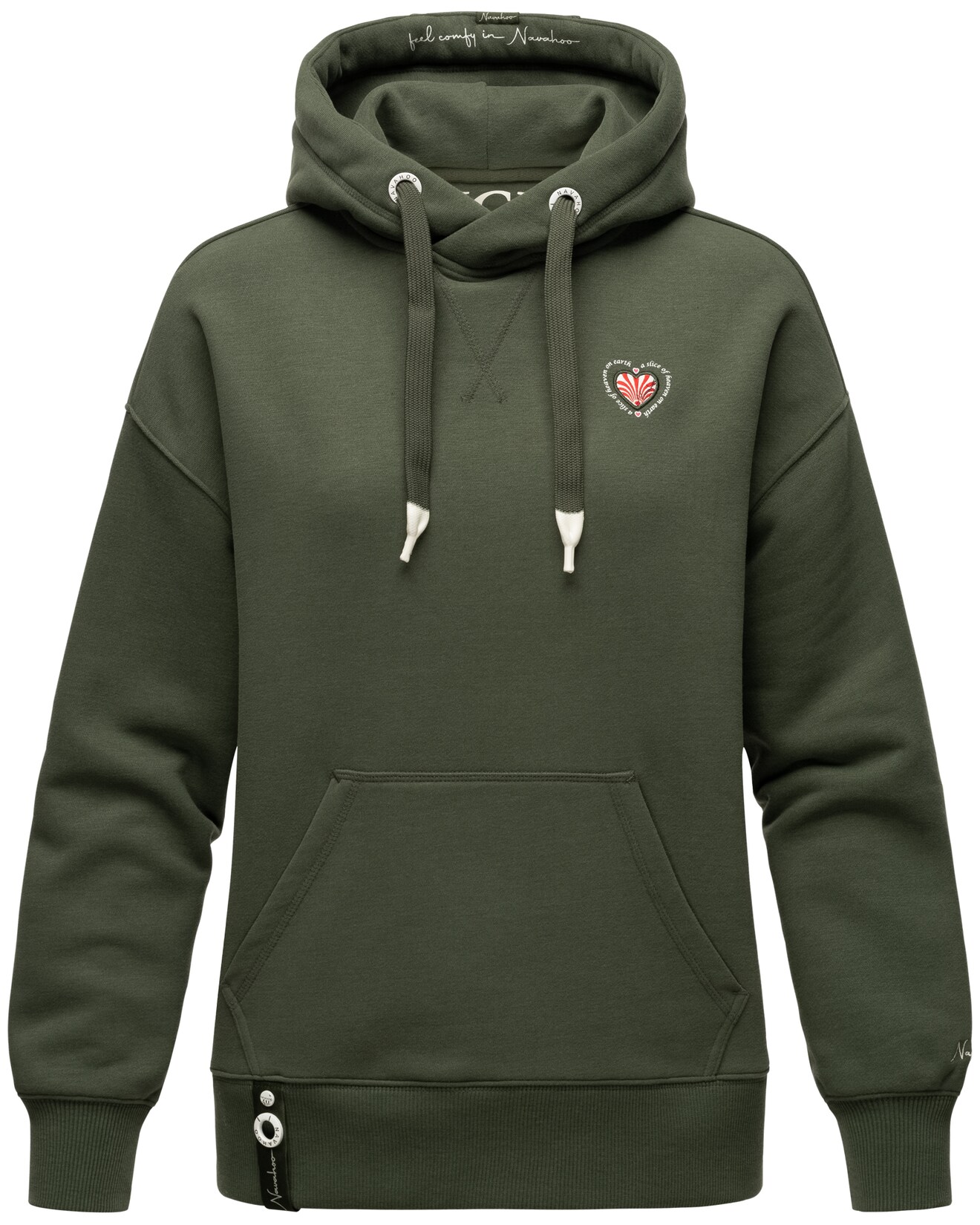 NAVAHOO Damen Kapuzensweatshirt Stylischer Damen Hoodie im Oversize-Look Goldfee