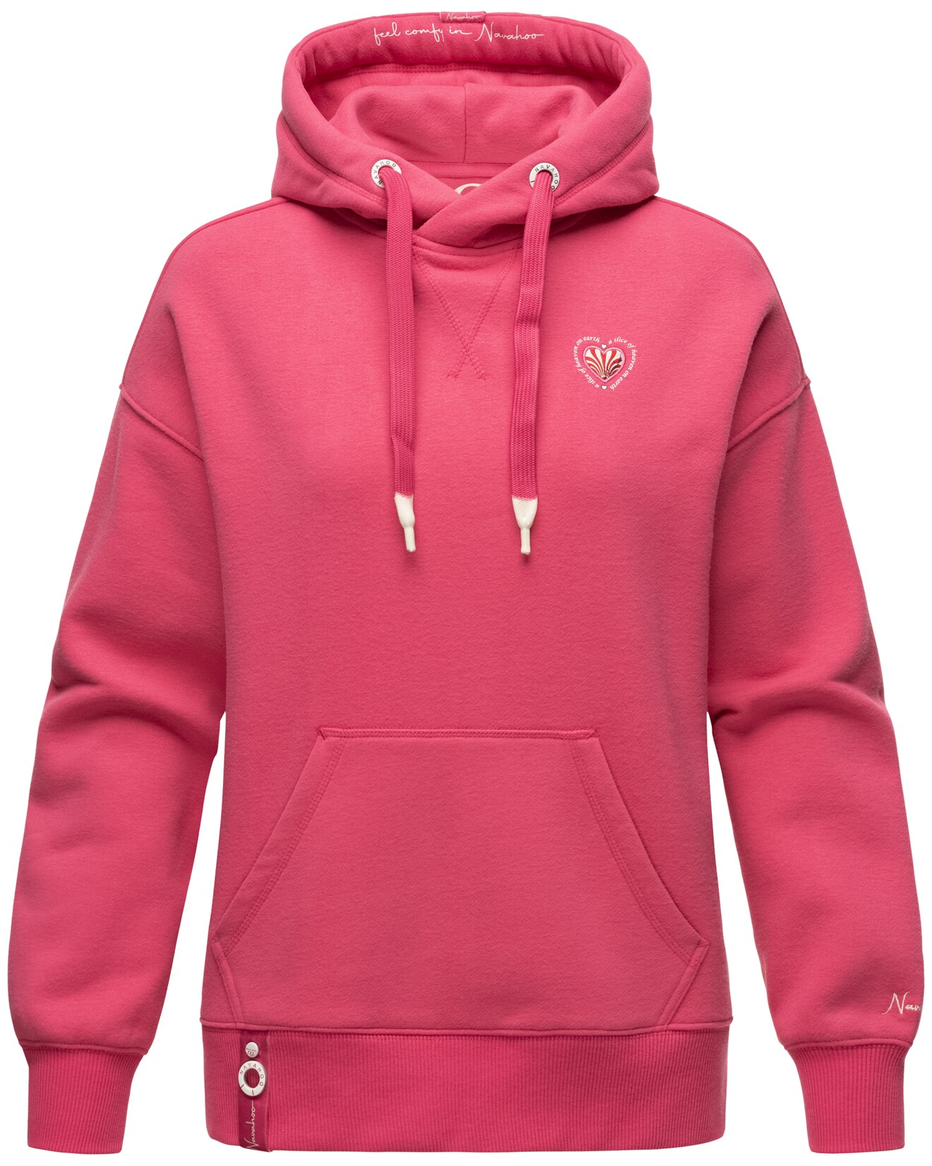 NAVAHOO Damen Kapuzensweatshirt Stylischer Damen Hoodie im Oversize-Look Goldfee