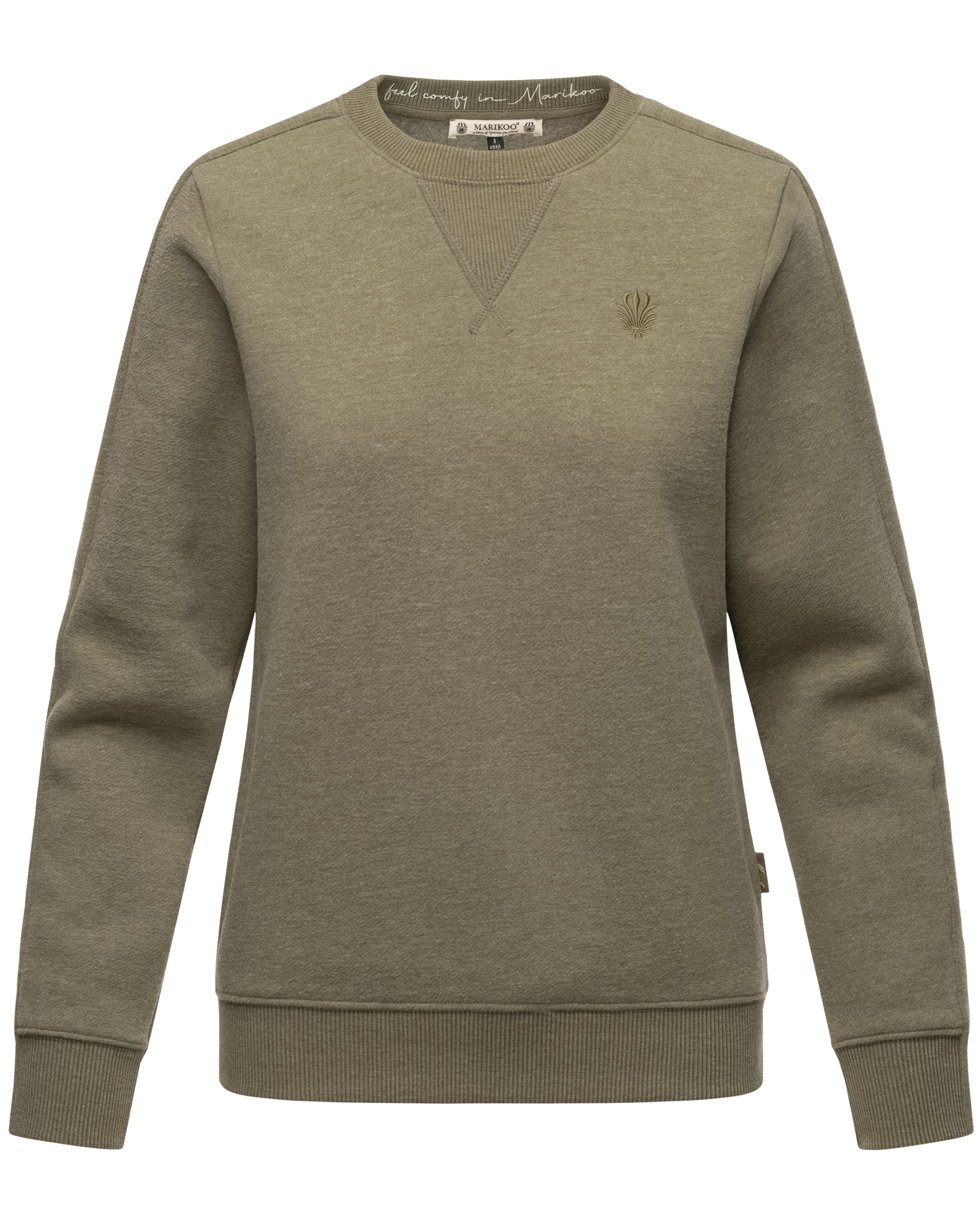 MARIKOO Damen Sweatshirt Pullover Mit Recyceltem Material Umikoo - Bild 1
