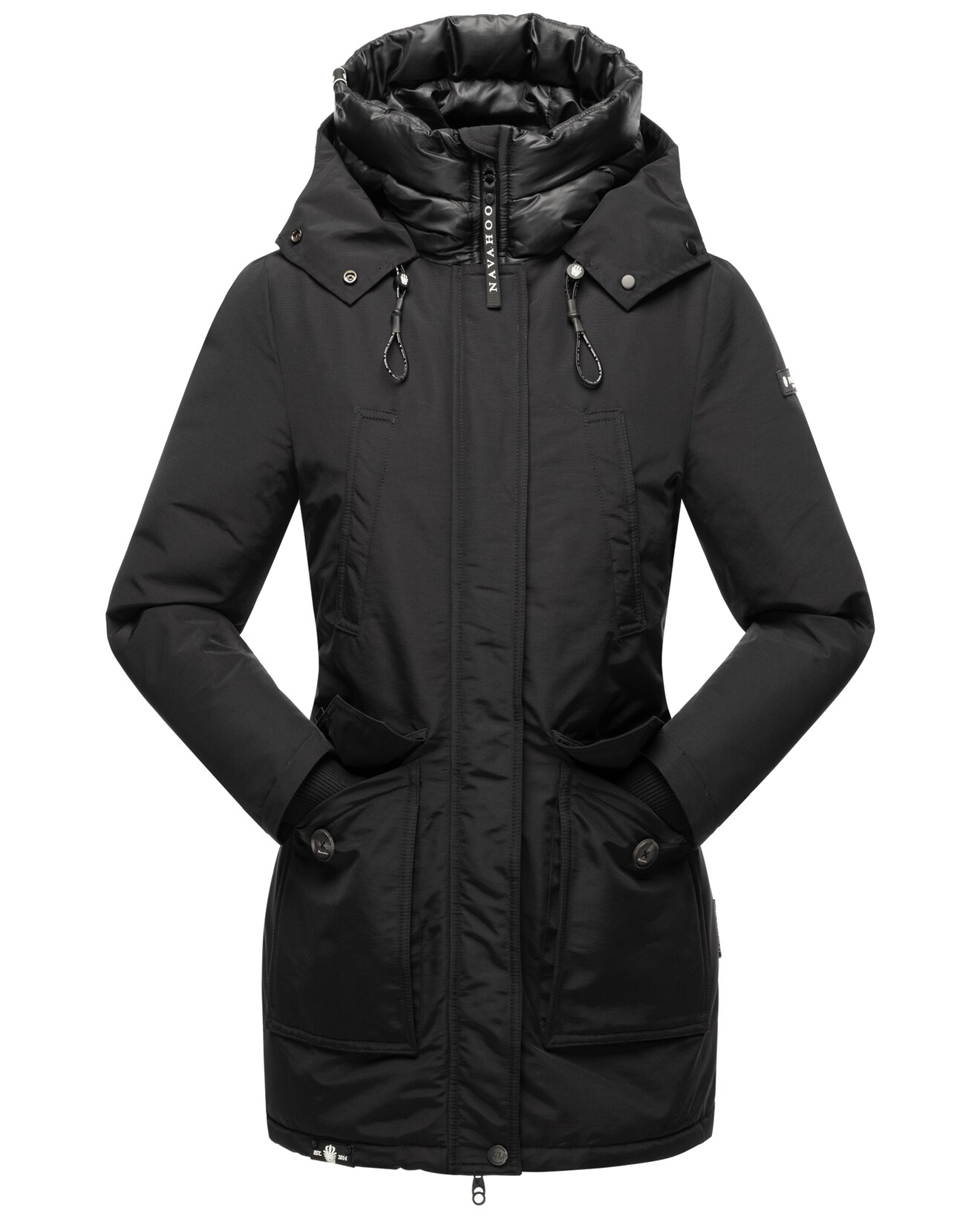 NAVAHOO Damen Winterjacke Wasserdichter Wintermantel Parka Warm gefüttertet Blizzardstorm